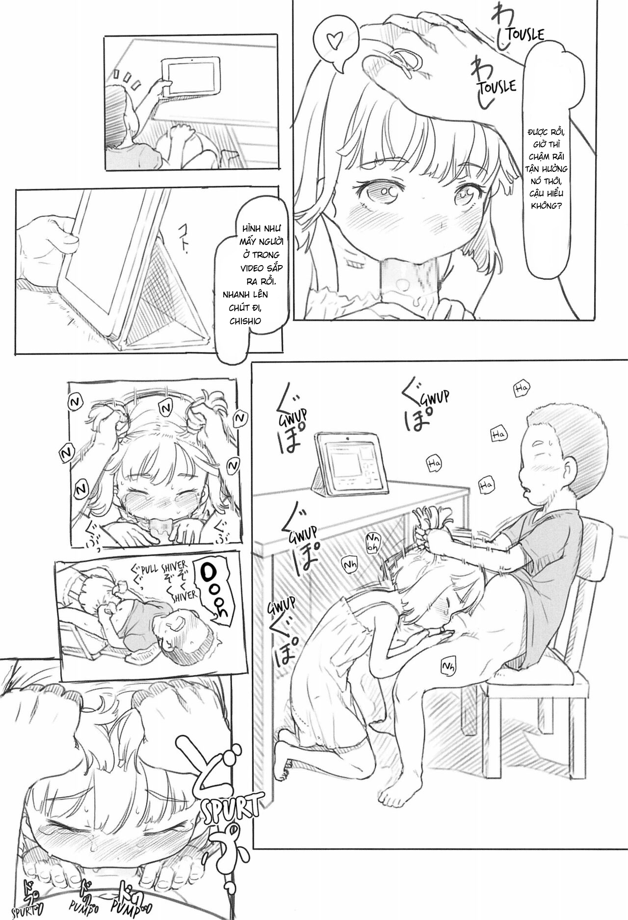 Đọc truyện hentai Sử dụng cô bạn chậm phát triển như cái bình chứa tôn - Chap 2