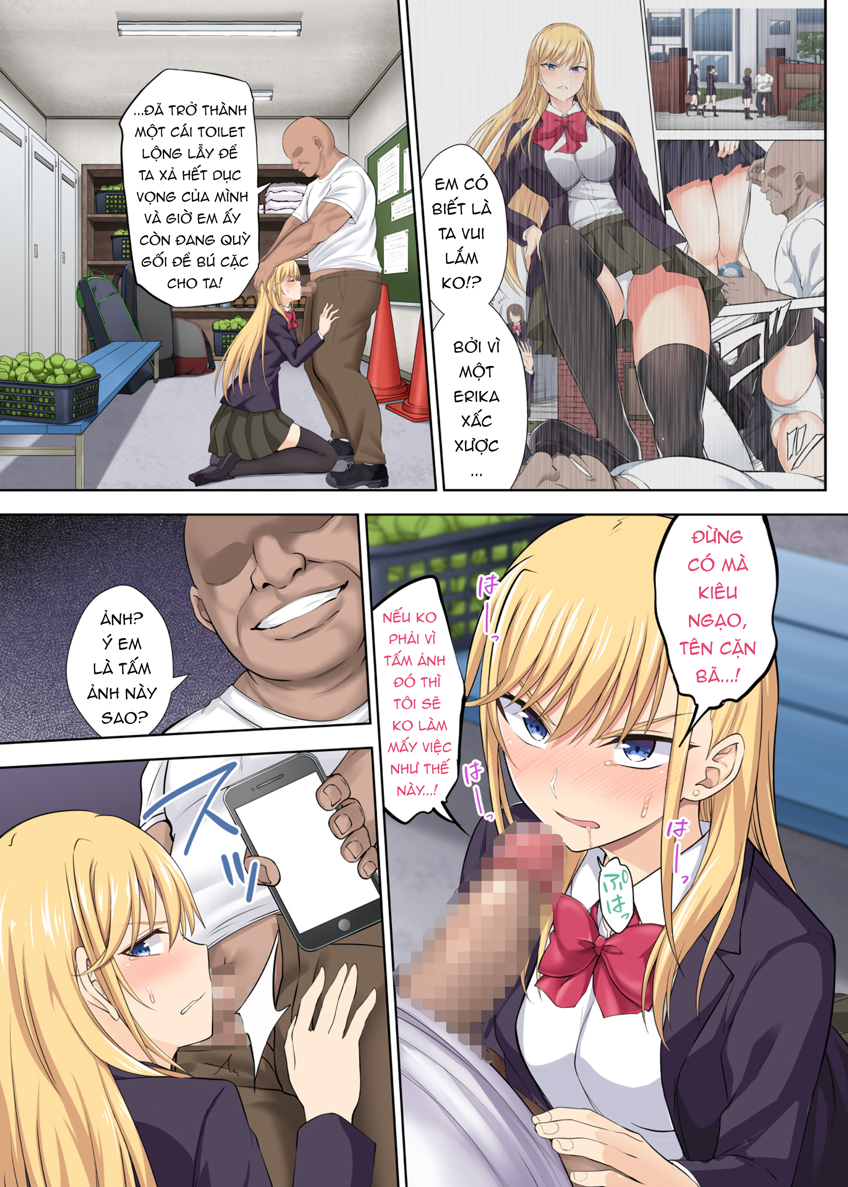 Đọc truyện hentai (Ijima Yuu) TenniCir No Joou Ga Bihin No Chinpo Cleaner Ni Otosareru Hanashi [Part 1] - Oneshot