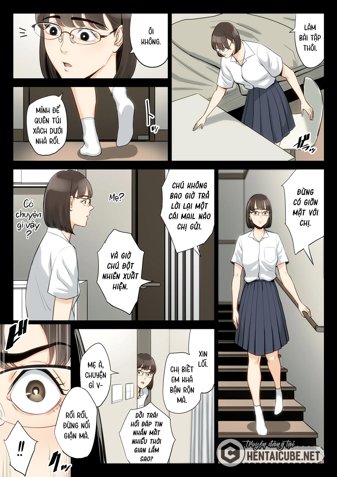 Đọc truyện hentai Tôi, mẹ và chú - Chap 1