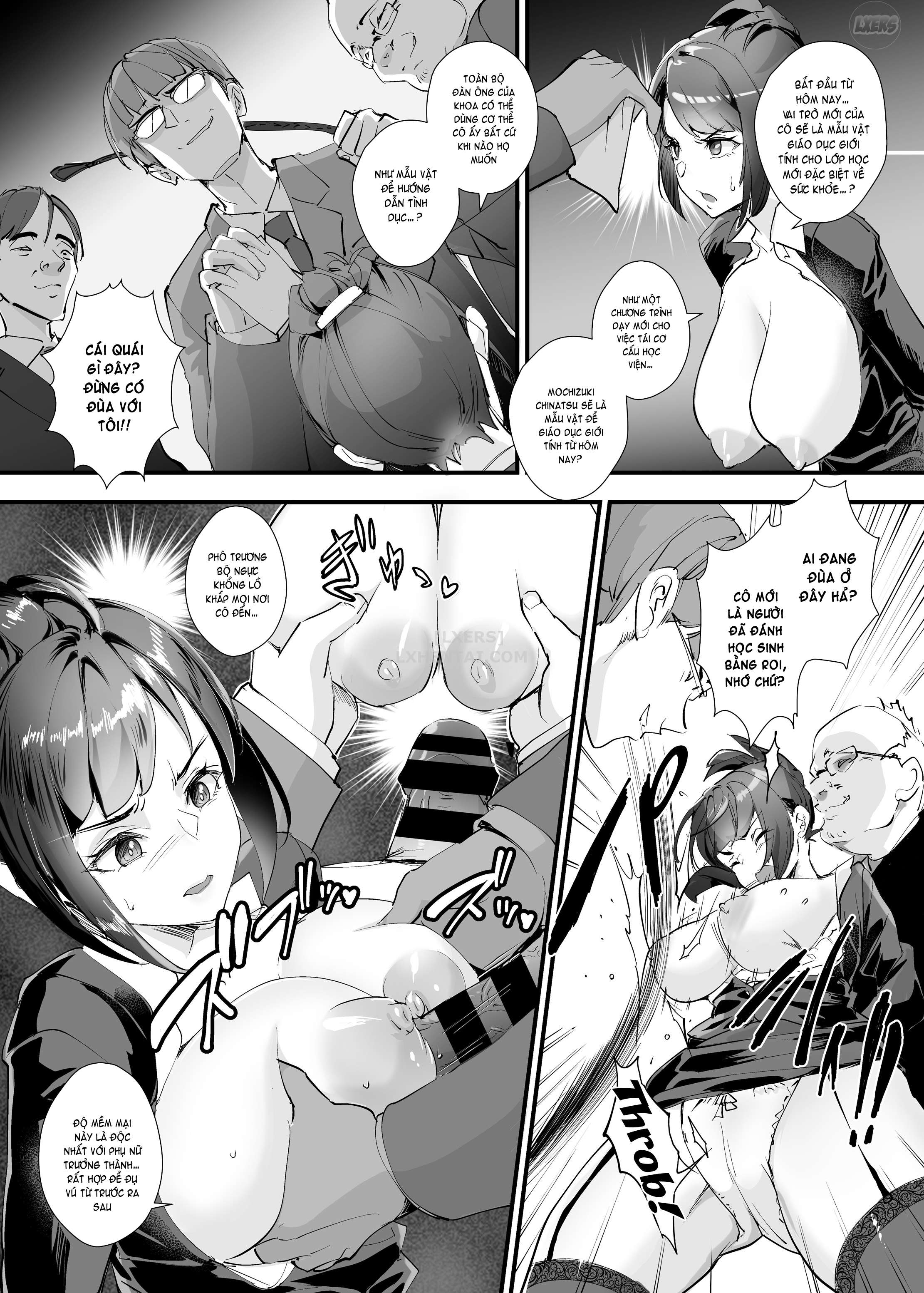 Đọc truyện hentai Fukushuu!! Tenraku Gakuen no Nikubin Hime!! - Chap 3 - [END]
