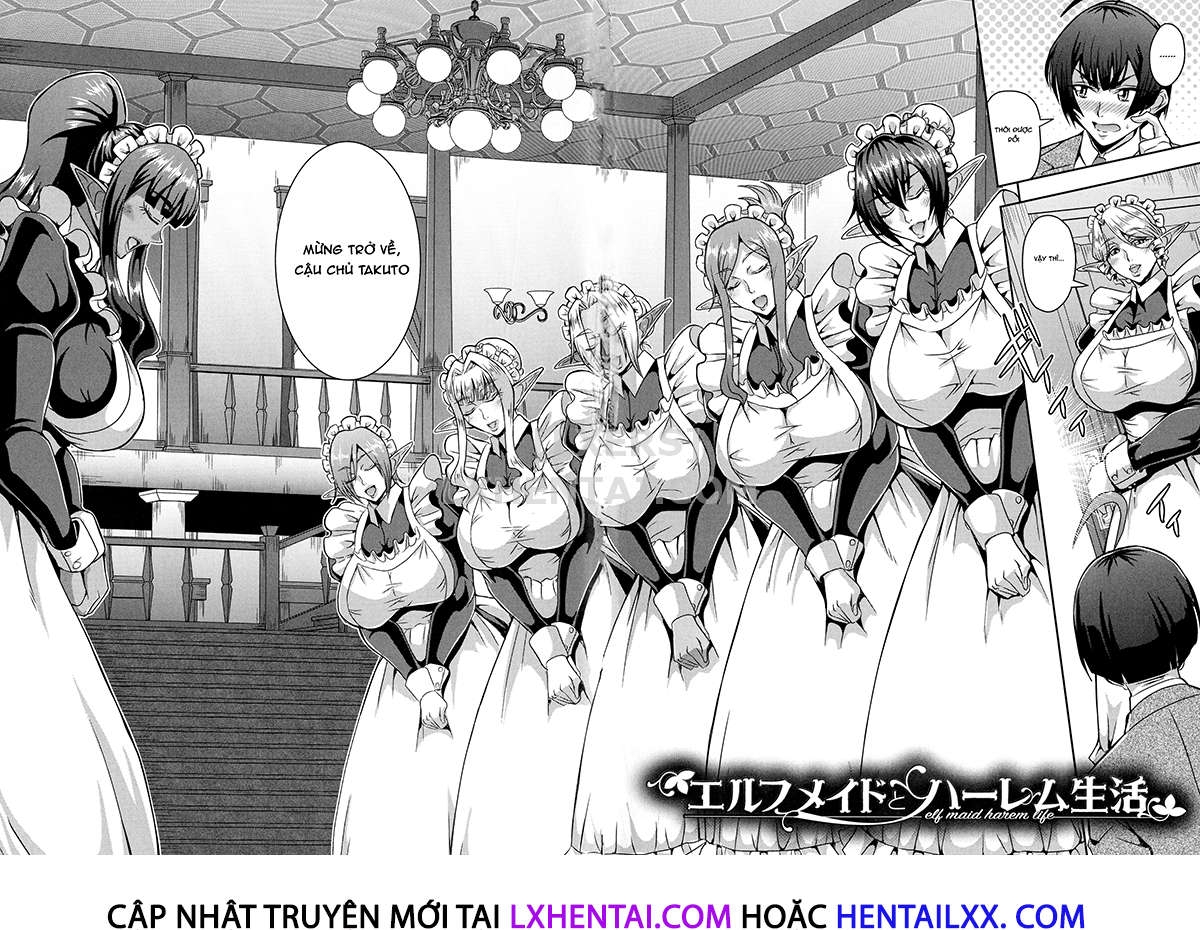 Đọc truyện hentai Elf Harem Story - Chap 4