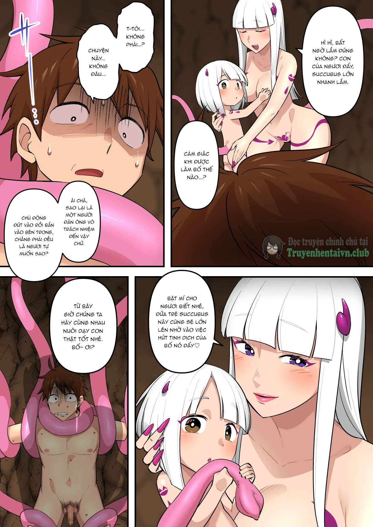 Đọc truyện hentai Game Over go no Sekai ~Tsuyo Tsuyo Inma ni Haiboku Shita Yusha ga Inma no Yobun to Shite Yosei o Mattousuru Hanashi~ - Oneshot