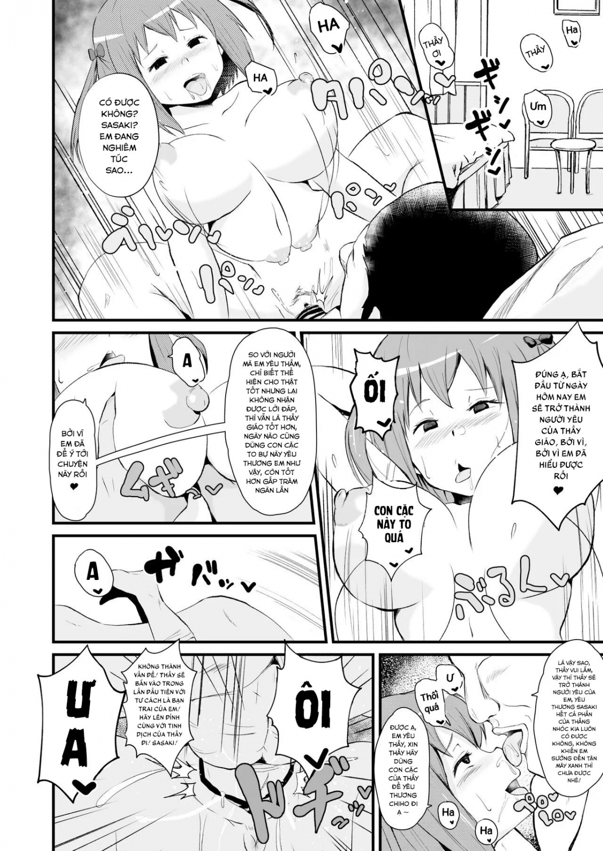 Đọc truyện hentai Làm tình với 3 em nữ sinh - Chap 1