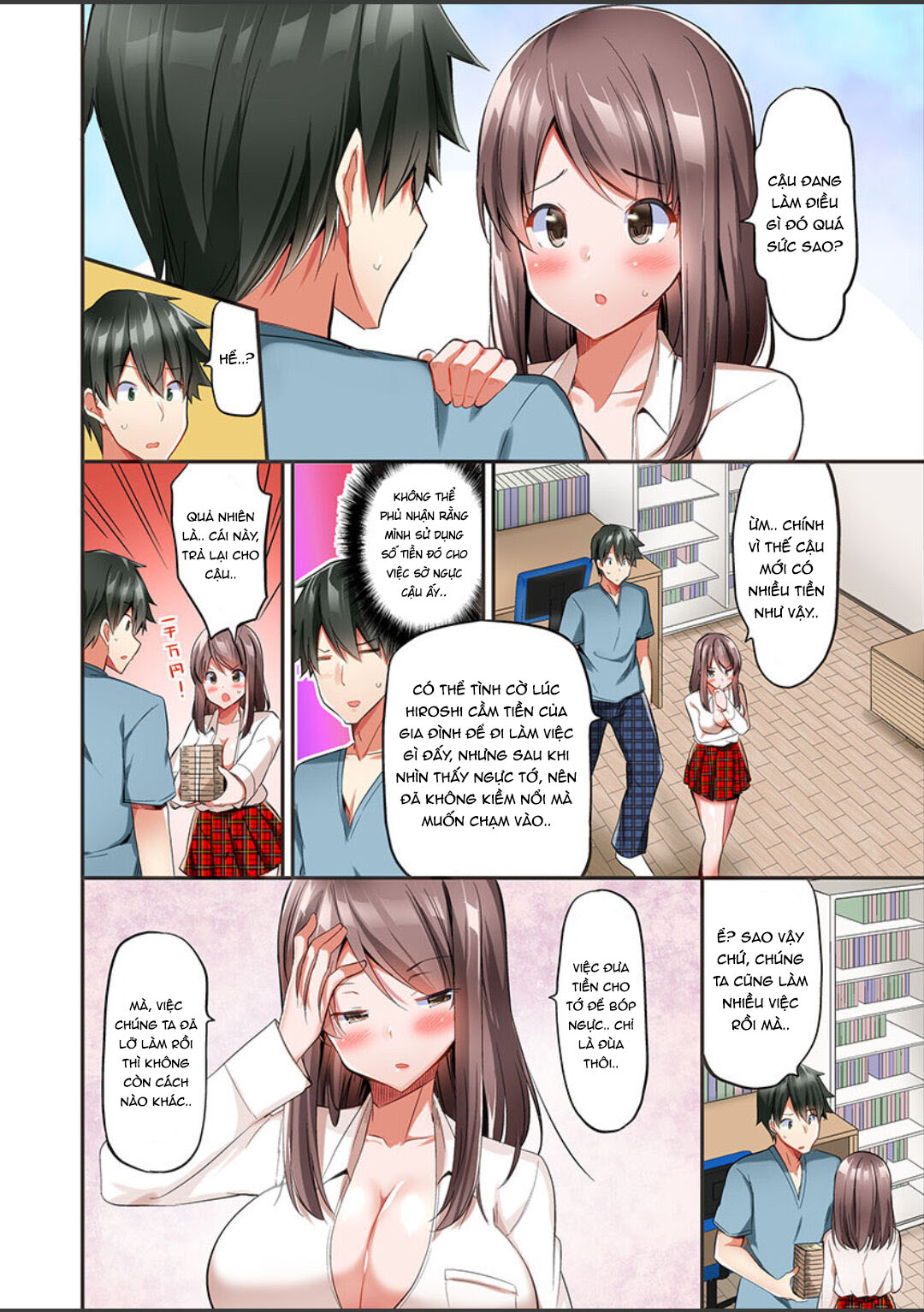 Đọc truyện hentai Câu chuyện dùng 1000man để chạm vào ngực! - Chap 4: Chơi đi không phải nghĩ