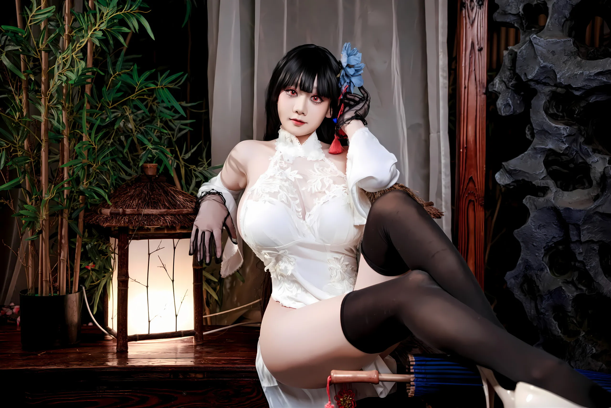 Đọc truyện hentai Tuyển tập Albums siêu phẩm Cosplay - Chap 1145 - A Xuexue - Azur Lane Yixian Cheongsam