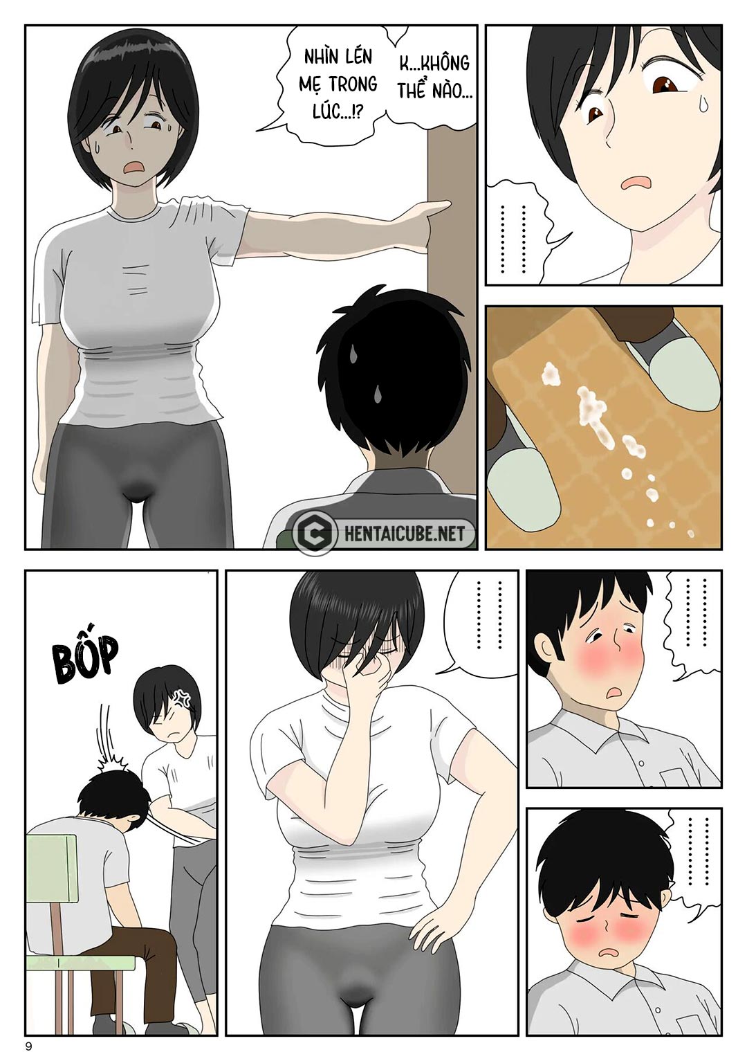 Đọc truyện hentai Bị mẹ phát hiện đang rình trộm thủ dâm - Chap 1