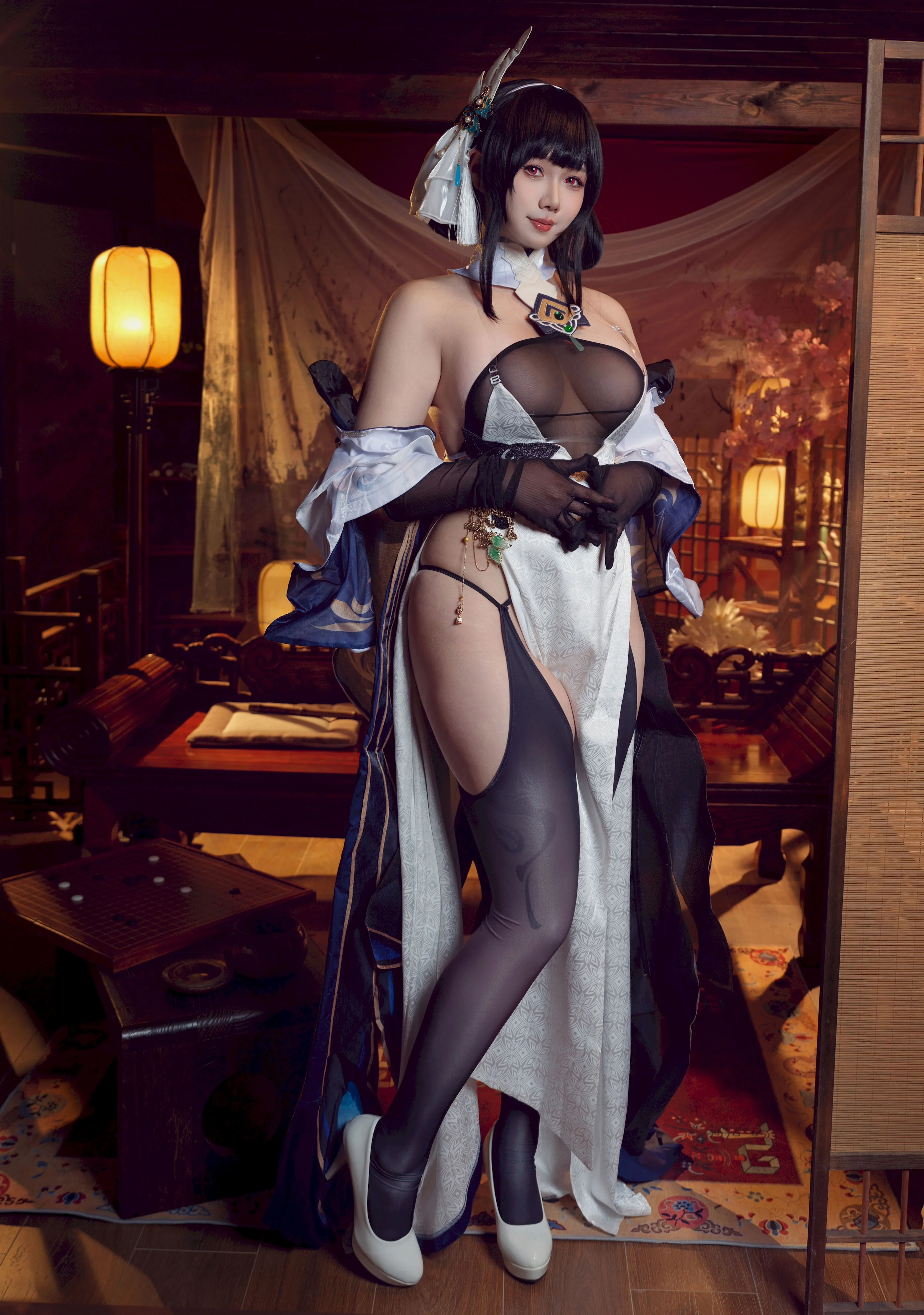 Đọc truyện hentai Tuyển tập Albums siêu phẩm Cosplay - Chap 1142 - Mahua Sauce W - Azur Lane Zhenhai Modified