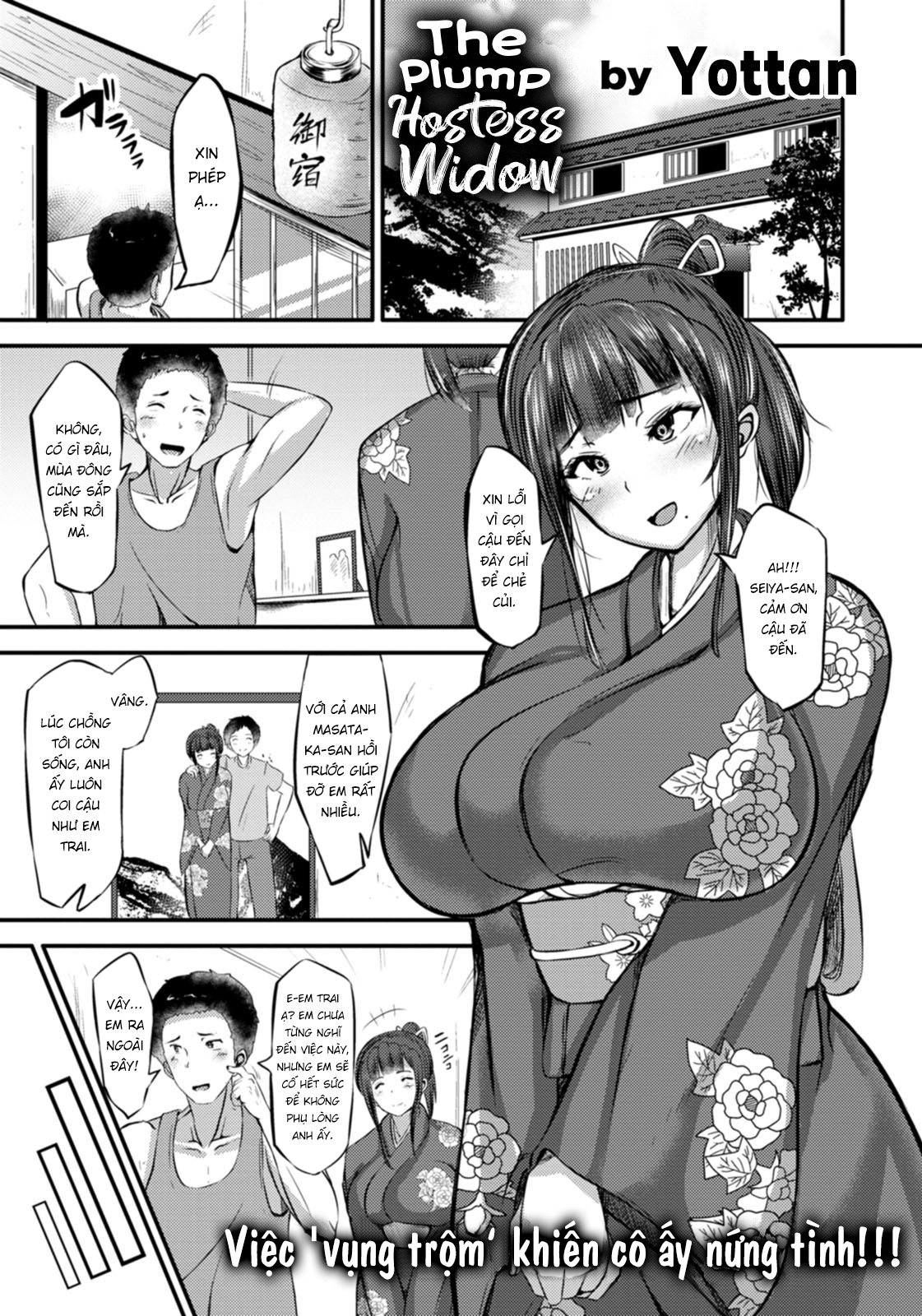 Đọc truyện hentai The Plump Hostess Widow - Oneshot