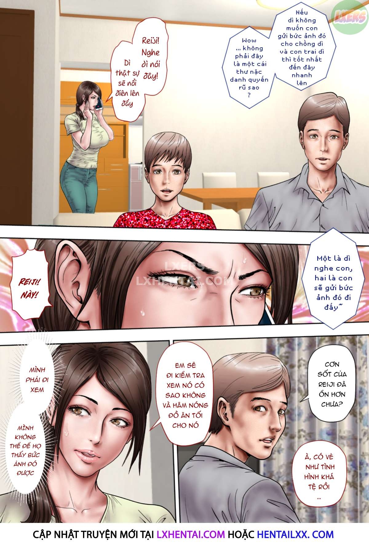 Đọc truyện hentai Thông gian với người dì quyến rũ của tôi - Chap 1 - Không che