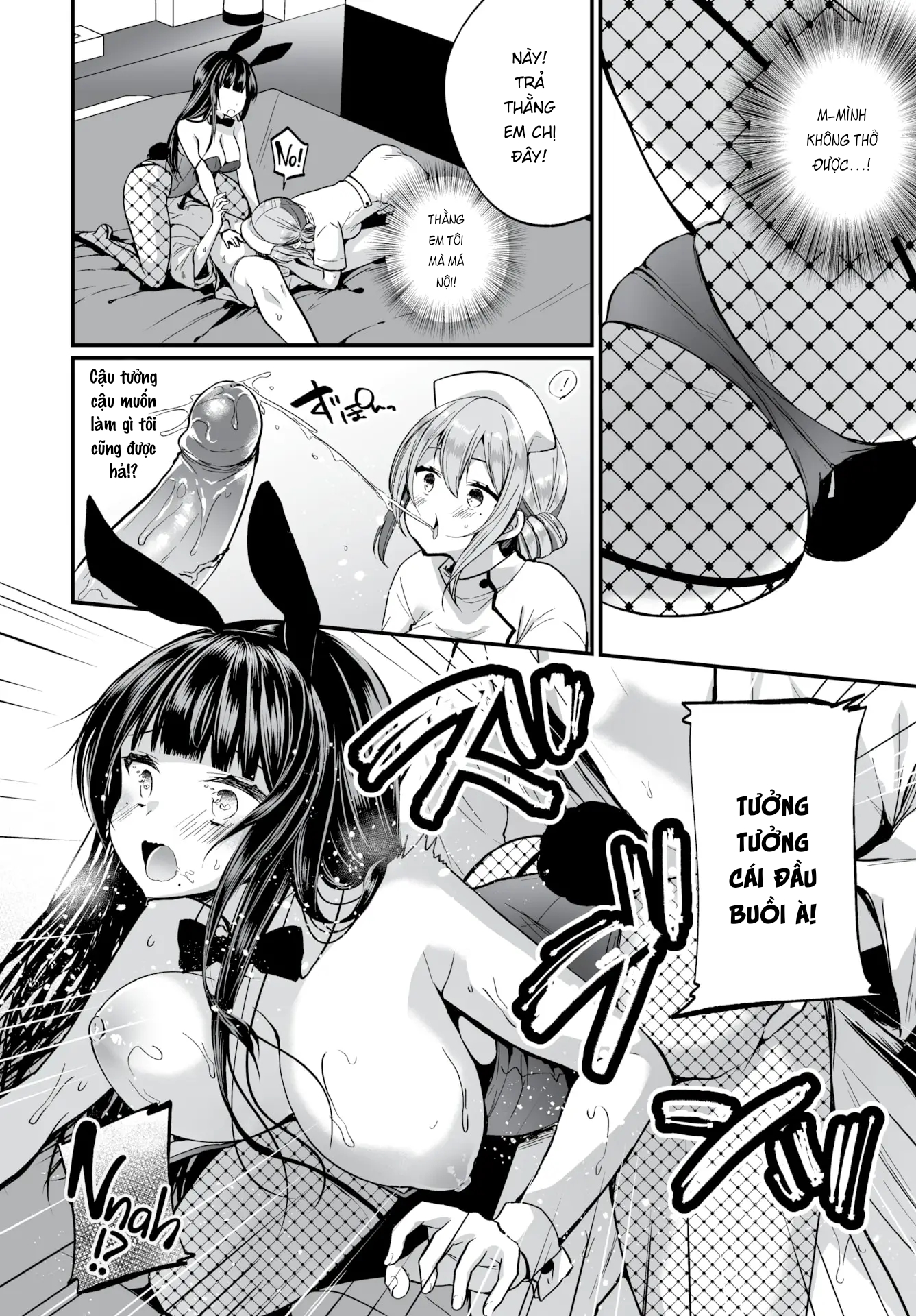 Đọc truyện hentai Gái Ngoan Lớp Tôi Hoá Ra Lại Là Dâm Nữ!? - Chap 8 - Chị Chị Em Em