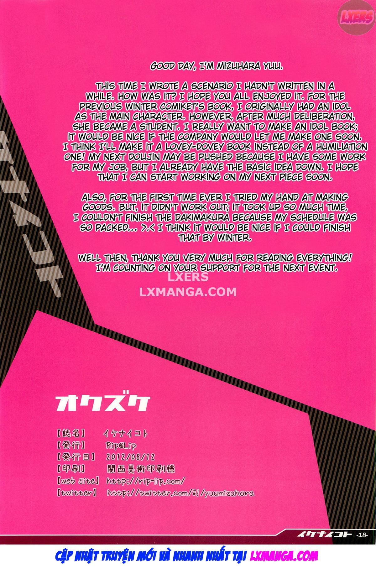 Đọc truyện hentai Ikenai Koto - Chap 1