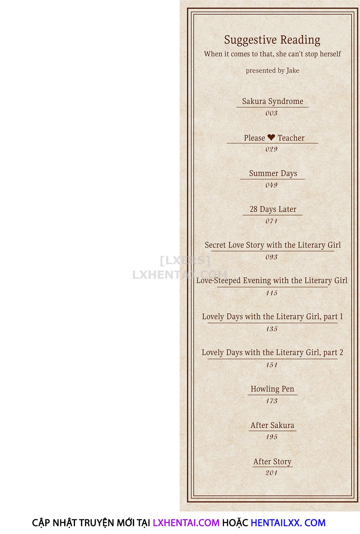 Đọc truyện hentai Suggestive Reading - Chap 1