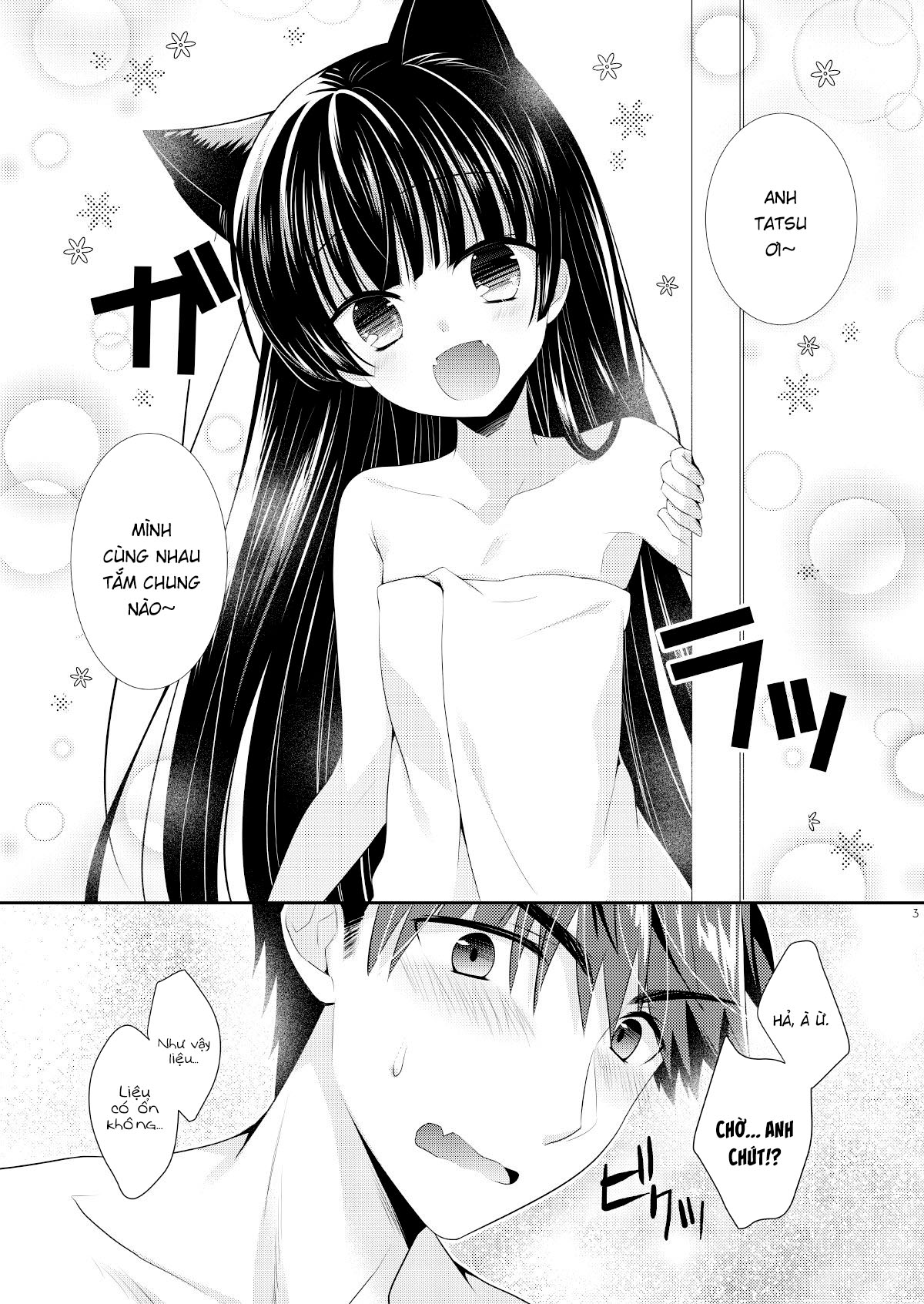 Đọc truyện hentai Ofuro Neko Ecchi - Oneshot