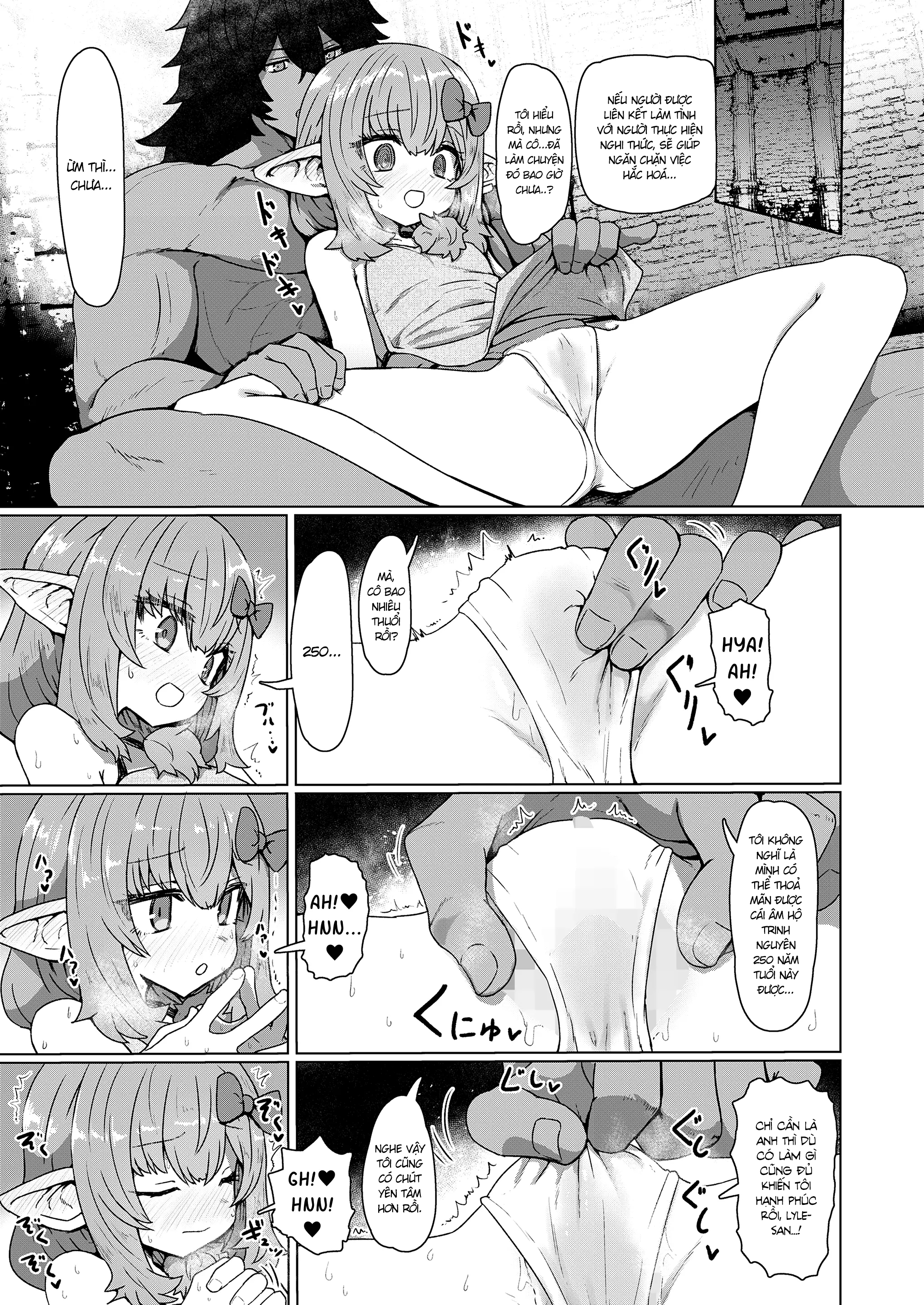 Đọc truyện hentai Yakkai na Fan Elf - Oneshot