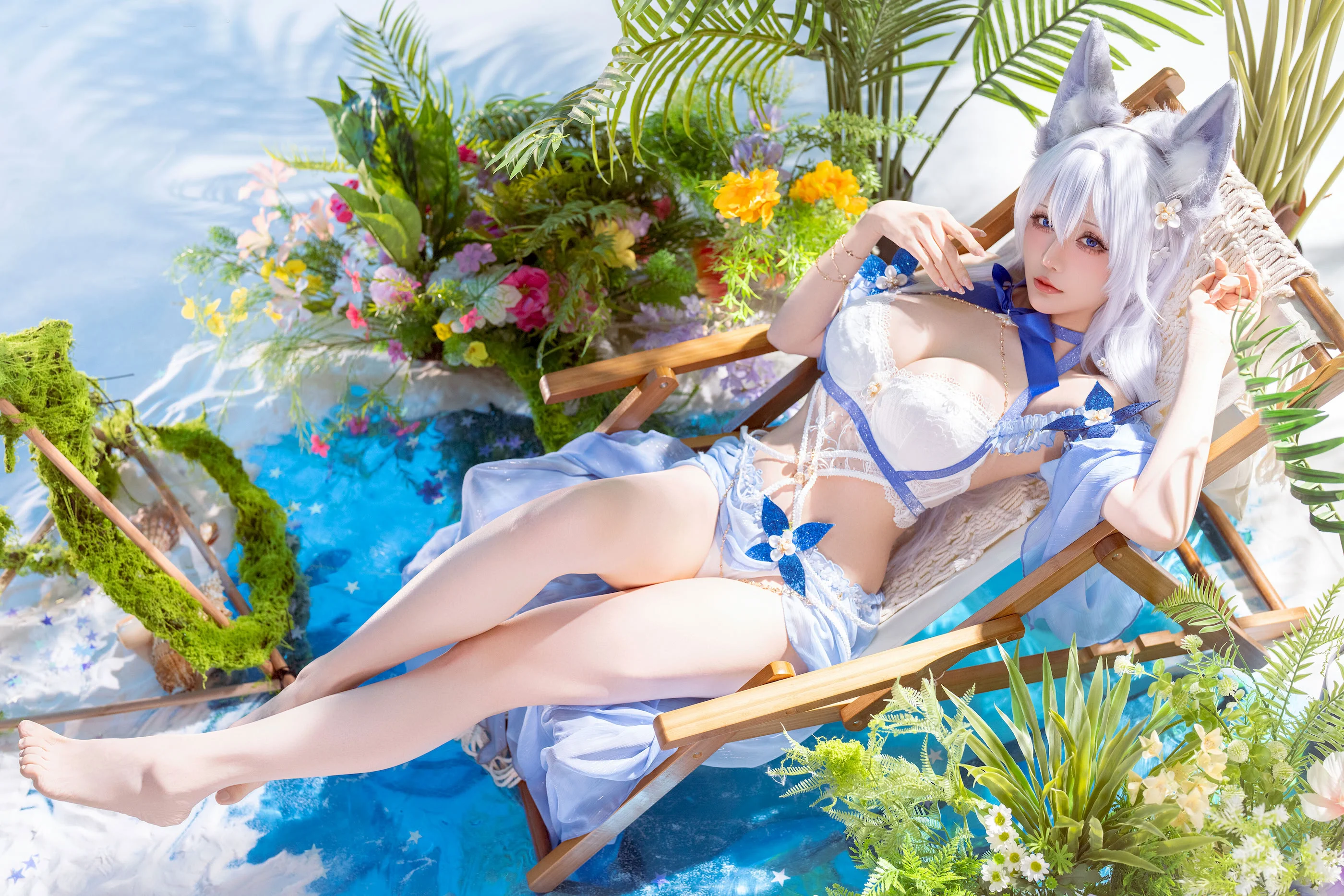 Đọc truyện hentai Tuyển tập Albums siêu phẩm Cosplay - Chap 1395 - Star's Lingering - Azur Lane Shinano Swimsuit
