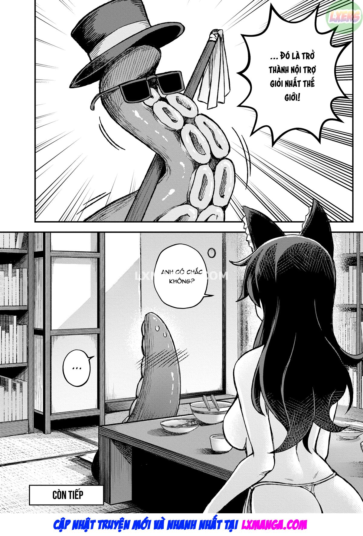 Đọc truyện hentai Người hầu của tôi là quái vật xúc tu - Chap 1