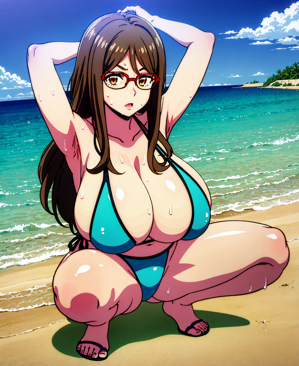 Đọc truyện hentai Tuyển tập Albums Art hentai - Chap 238 - Big Tits Bikini Mizuki
