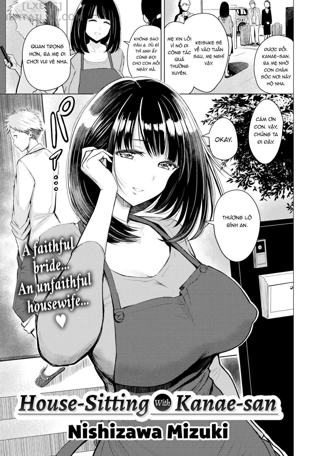 Đọc truyện hentai House-Sitting with Kanae-san - Oneshot
