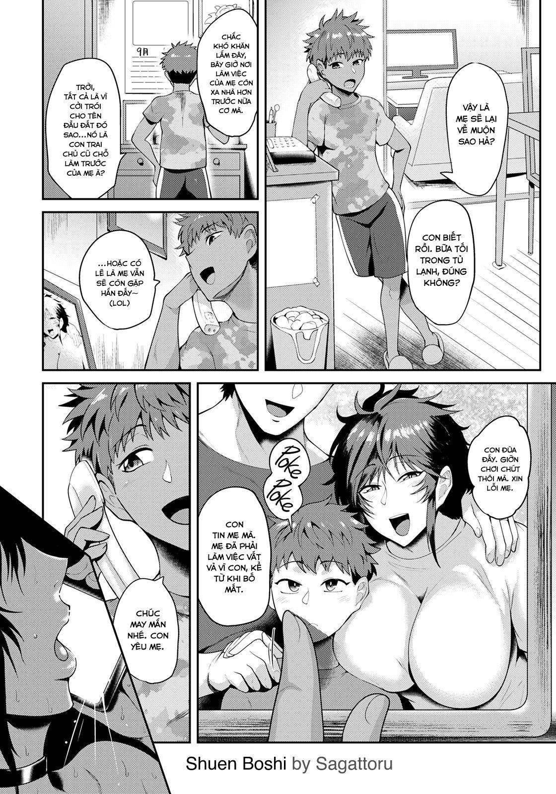 Đọc truyện hentai Mẹ và con trai yêu dấu - Shuen Boshi