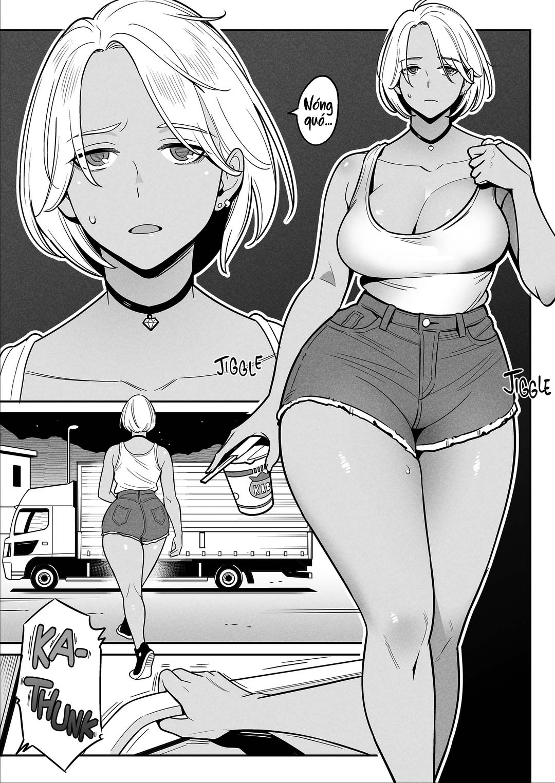 Đọc truyện hentai Nữ tài xế xe tải và anh chàng đi nhờ - Oneshot