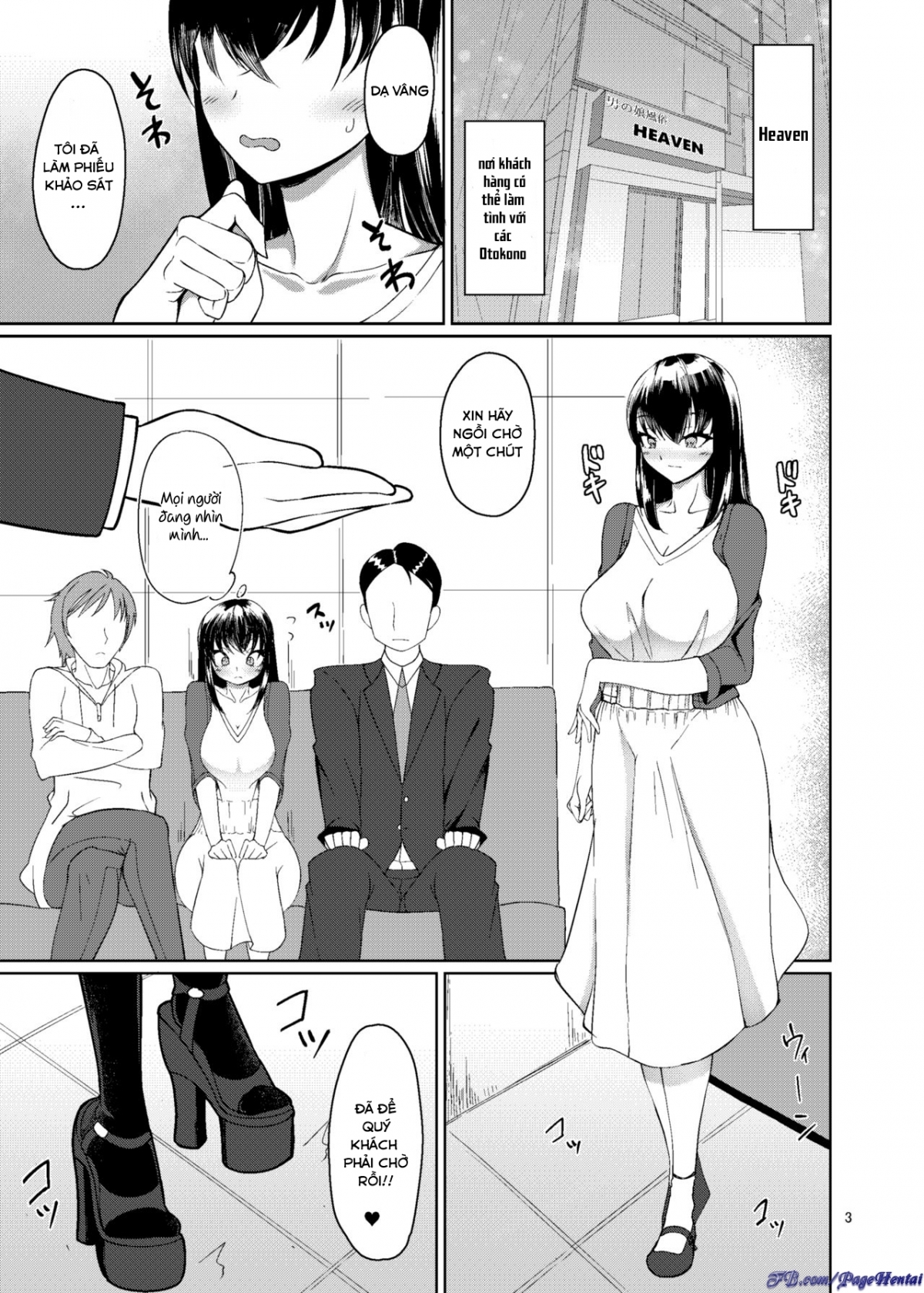 Đọc truyện hentai Otokonoko Fuuzoku de Shinu hodo Ikasaretekita - Oneshot