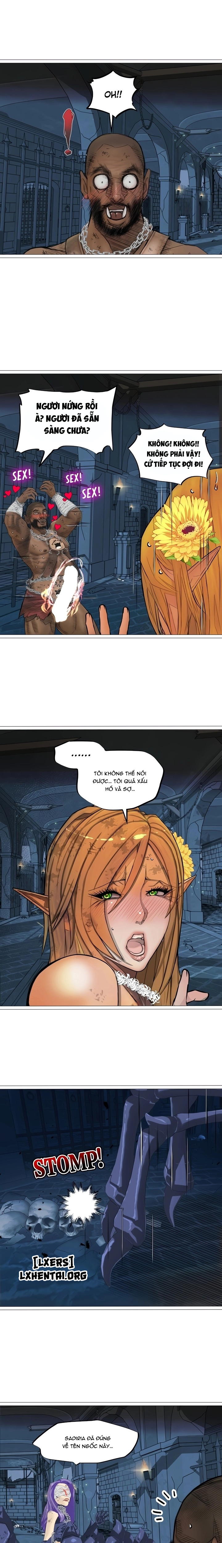 Đọc truyện hentai Nữ Hoàng Dark Elf Và Nô Lệ Orc - Chap 22