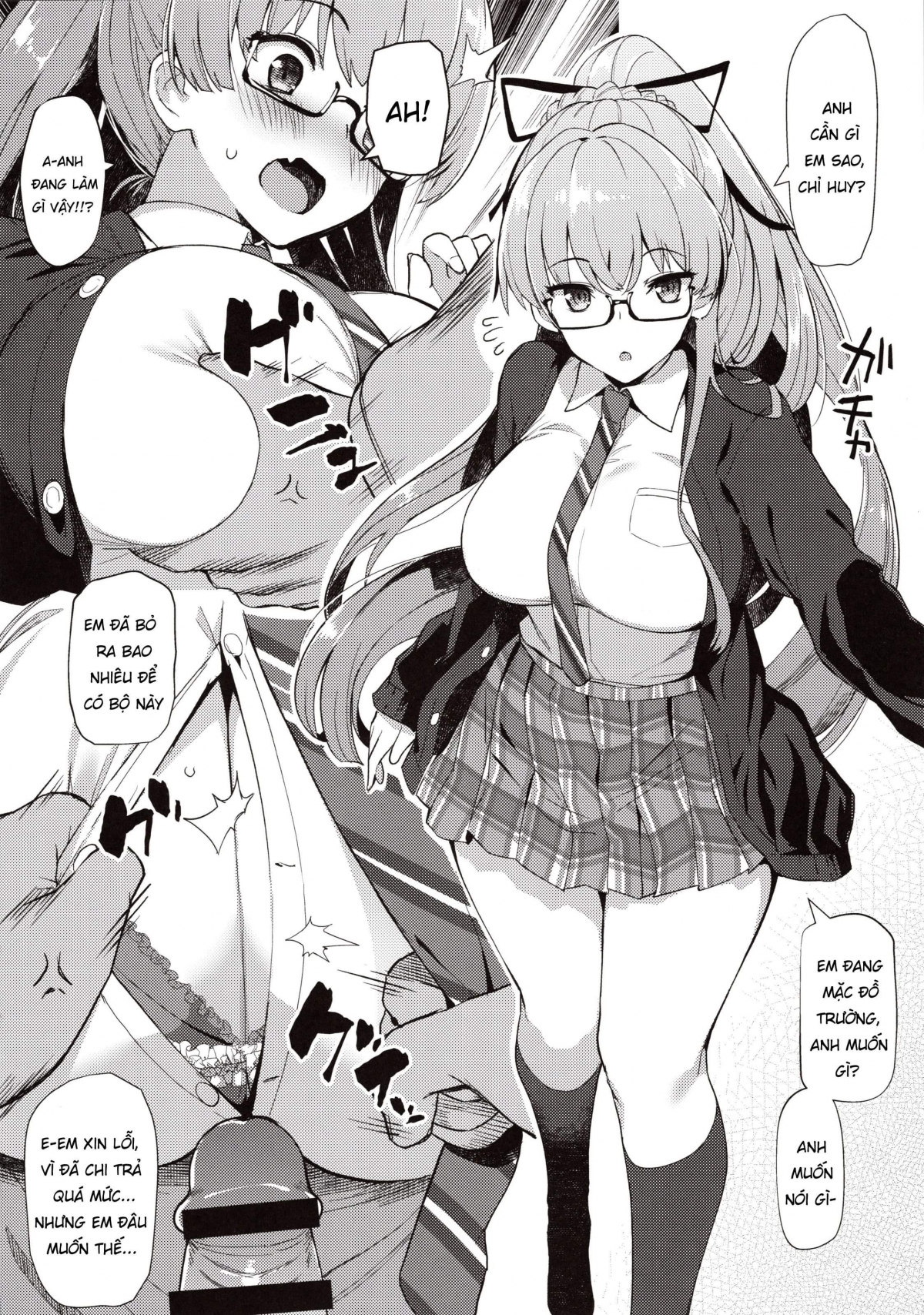 Đọc truyện hentai AzuLan Shikoshiko Bokou Seikatsu (Azur Lane) - Oneshot