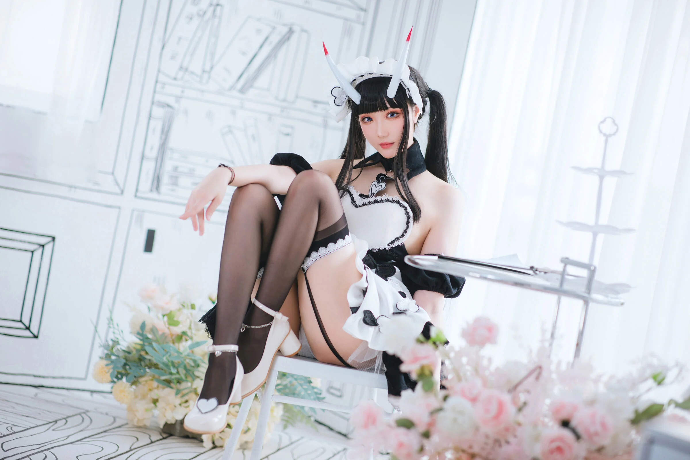 Đọc truyện hentai Tuyển tập Albums siêu phẩm Cosplay - Chap 591 - Guashi-chan Noshiro Maid