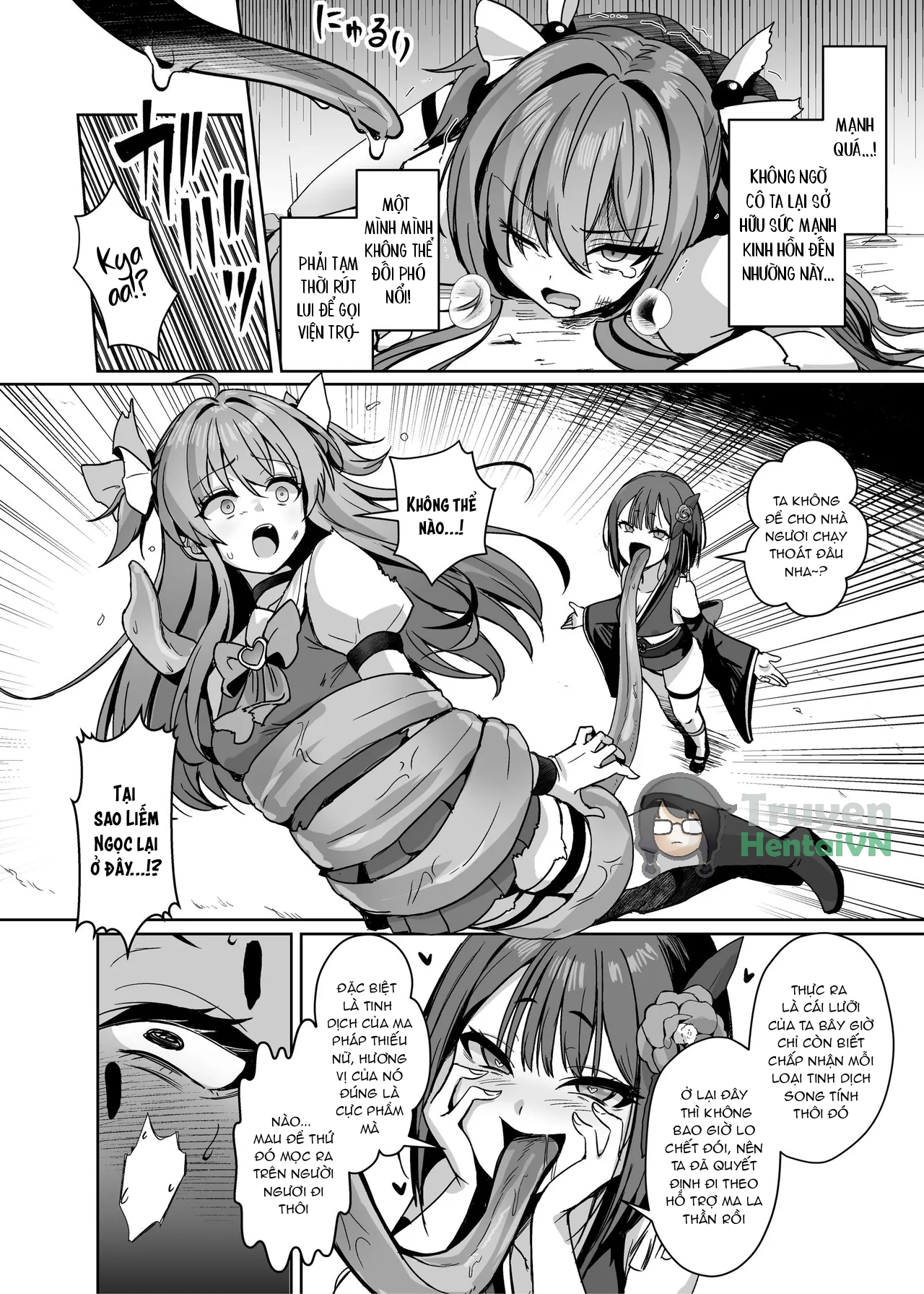 Đọc truyện hentai Mahou Shoujo Saint Lily Dankon ~Futanari o Hayasareta Mahou Shoujo ga Chinpo-gurui ni Ochiru Made~ - Oneshot