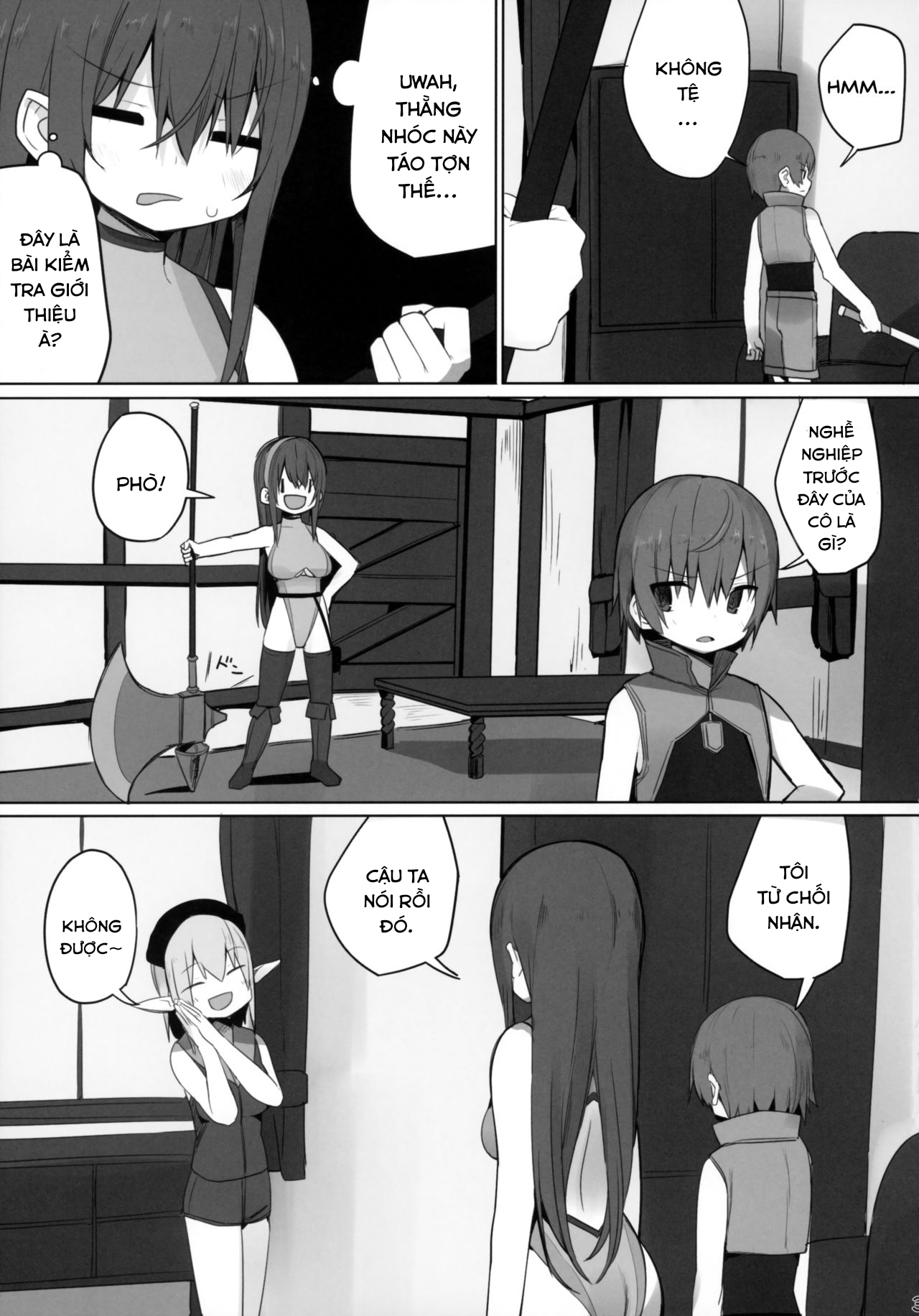 Đọc truyện hentai Namaiki na Shota ni wa Ecchi na Onee-san o! Isekai - Oneshot