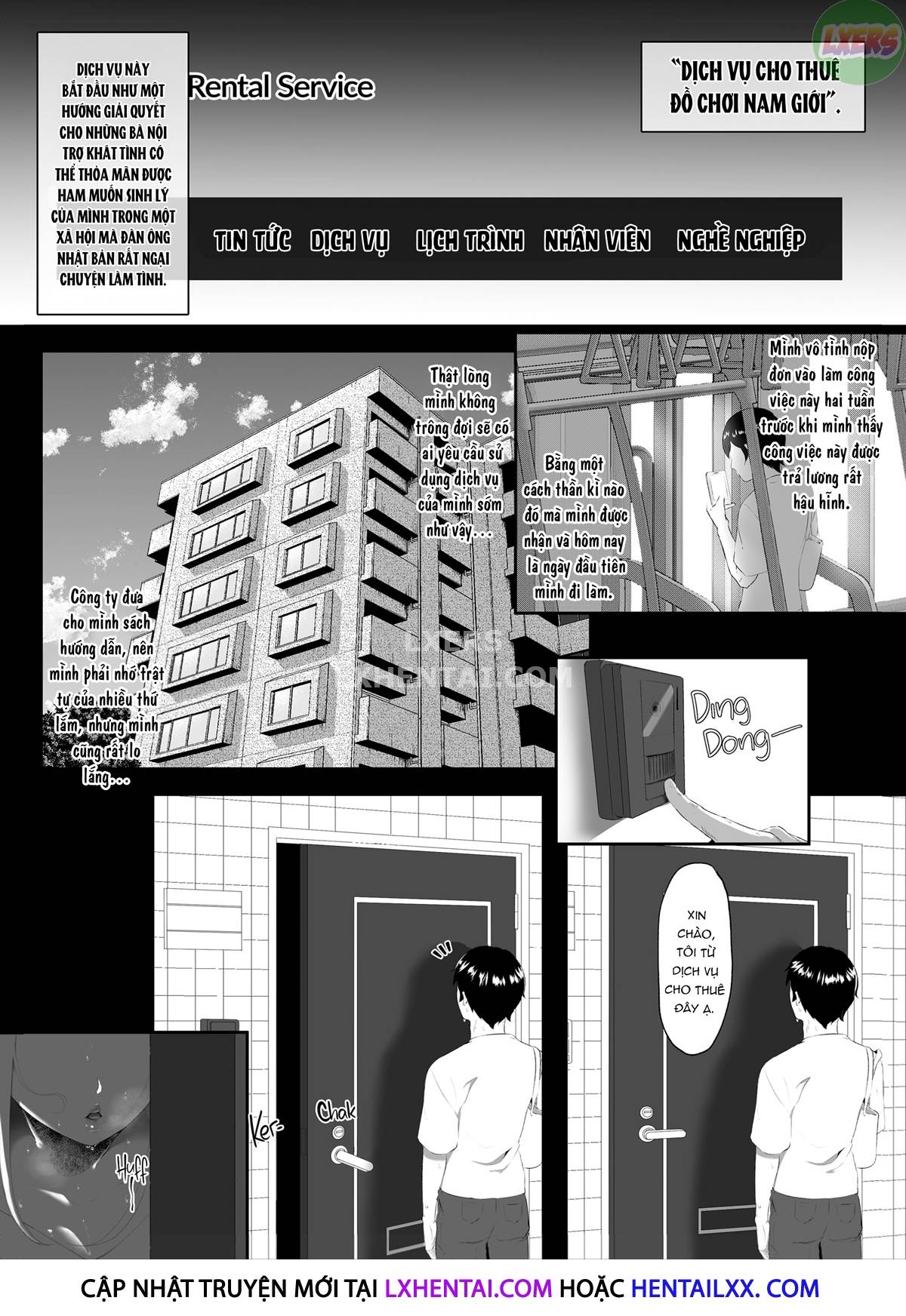 Đọc truyện hentai Maotoko Rental Service - Oneshot