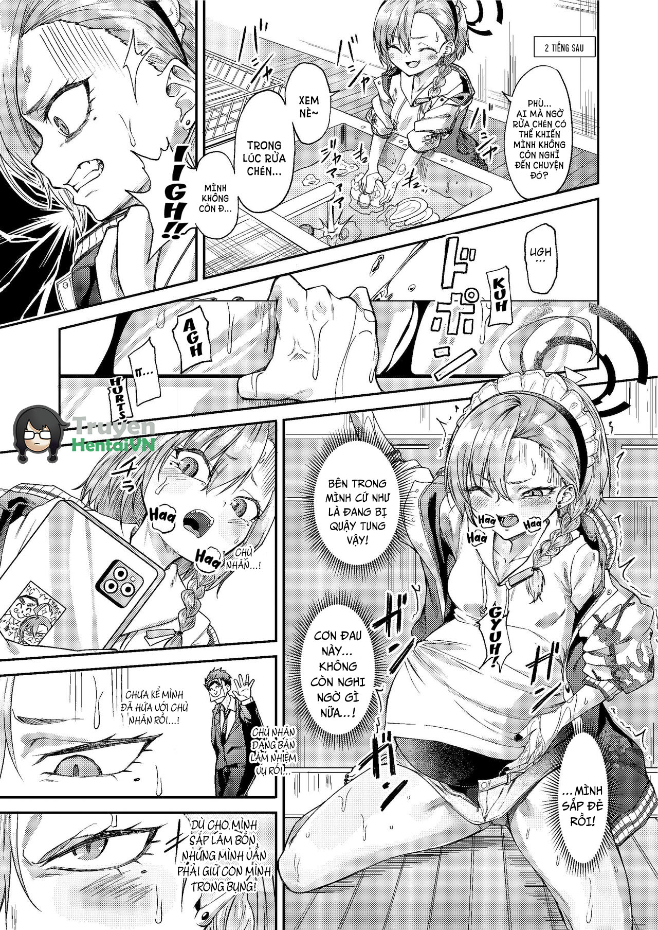 Đọc truyện hentai Sensei Wari Umarechau (Blue Archive) - Oneshot