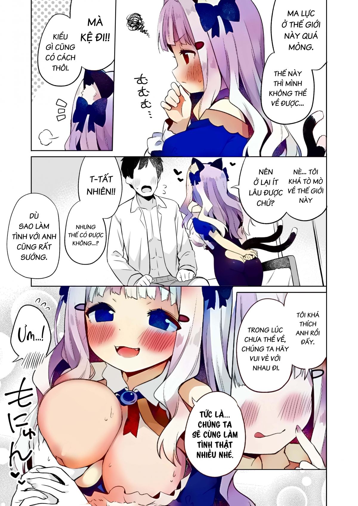 Đọc truyện hentai Hirotta Madousho de Chinmai Nekomimi-chan to Ecchi Dekiru Hon - Oneshot nứng