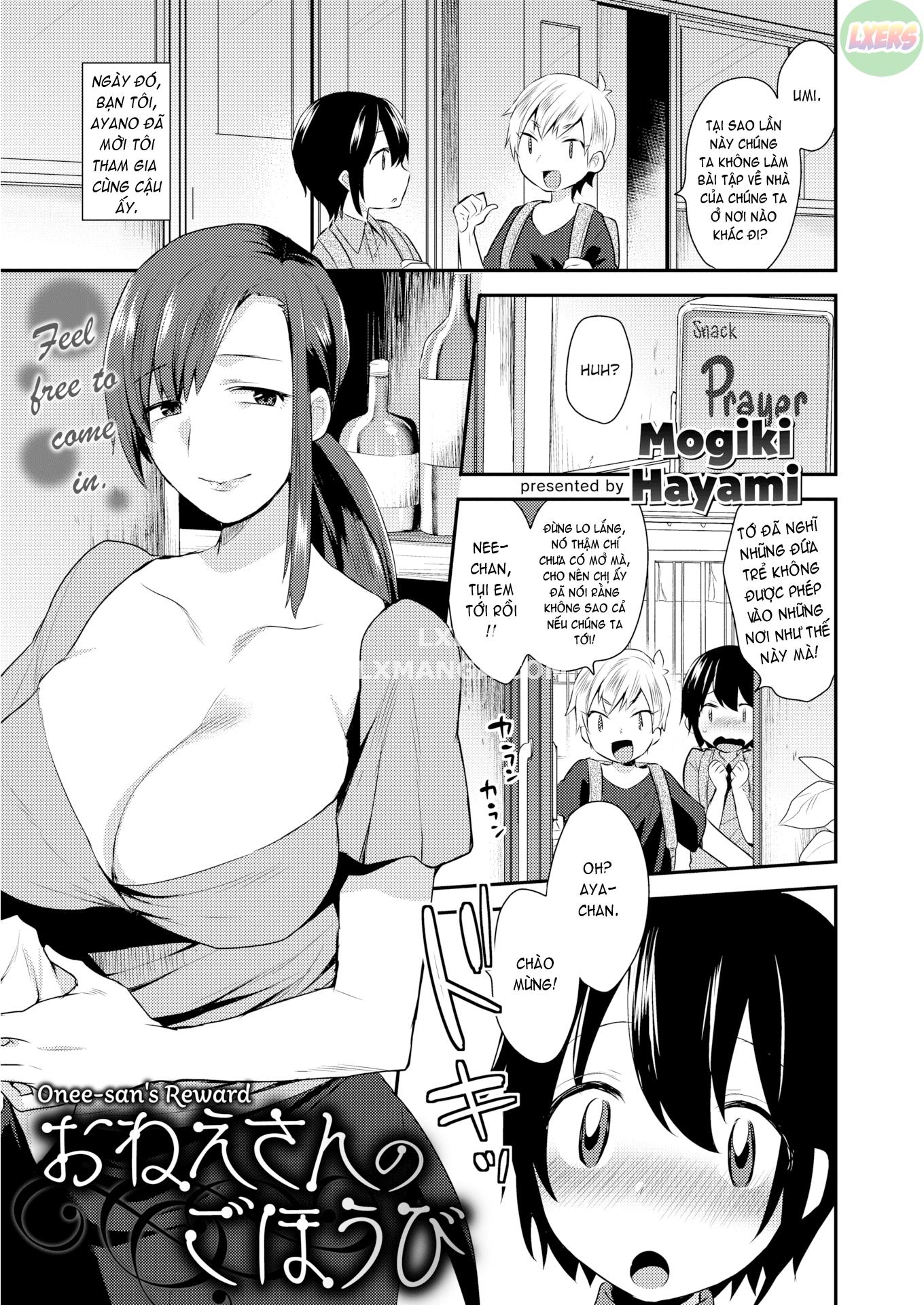 Đọc truyện hentai Phần thưởng của chị gái - Oneshot