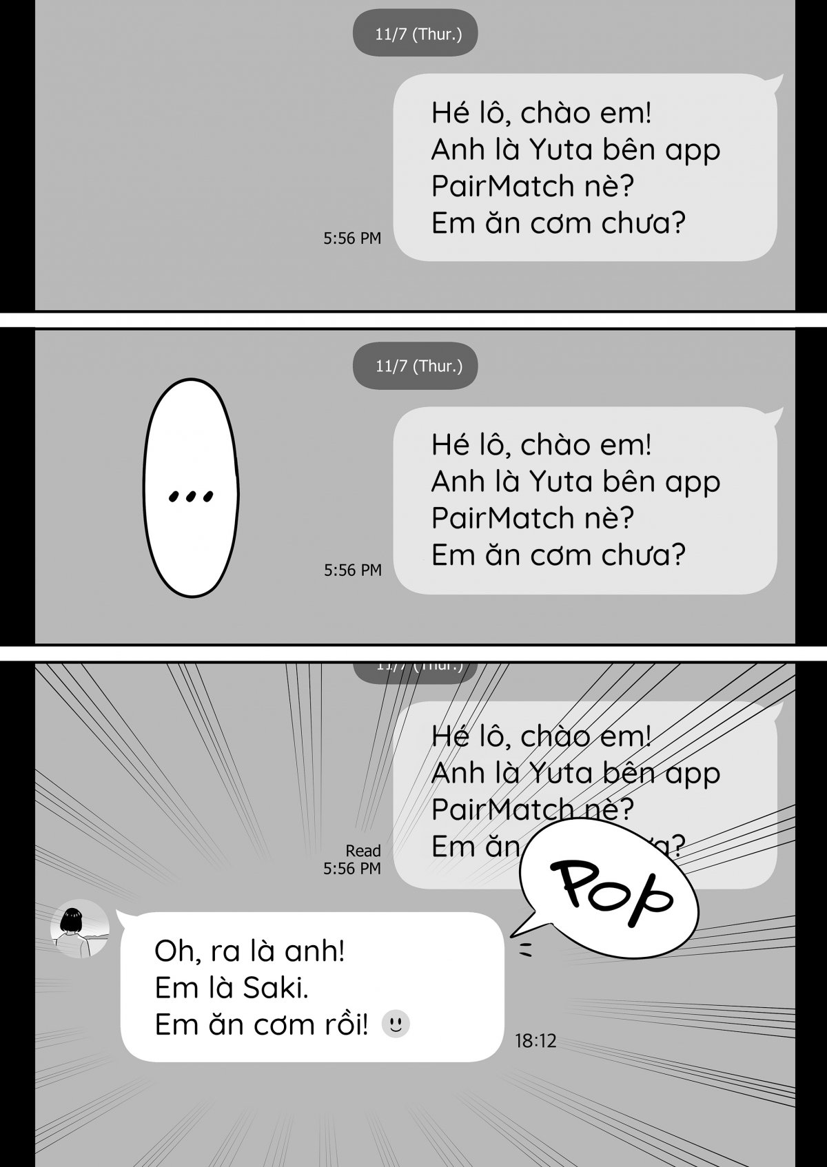 Đọc truyện hentai Lướt Tinder, Tôi chịch luôn vợ người ta. - Oneshot [Không che]