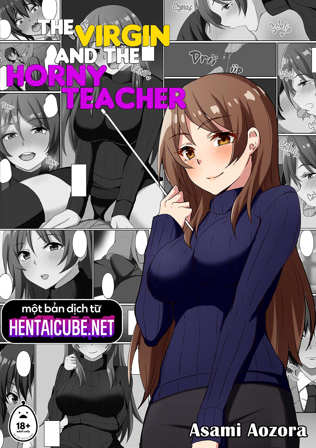 Đọc truyện hentai Cô giáo hứng tình và cậu học sinh trai tân - Oneshot