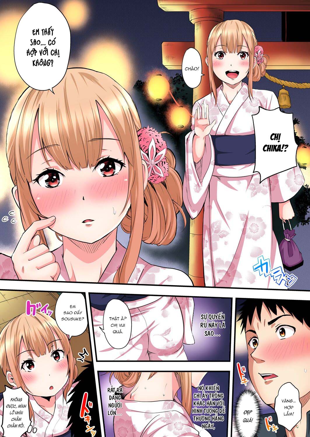 Đọc truyện hentai Bà Mẹ Teen Và Các Tư Thế SEX - Chap 10: Bắn [Pháo Hoa [ Cùng Chị Gái Chika