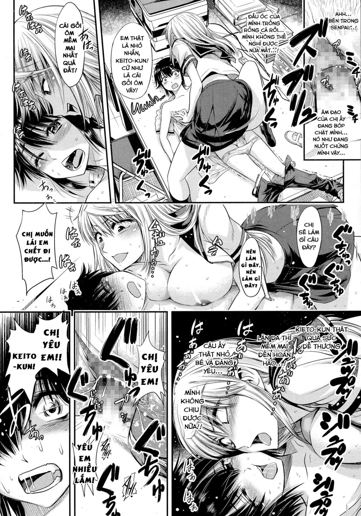 Đọc truyện hentai Chị Senpai và bé Kouhai dễ thương! - Oneshot