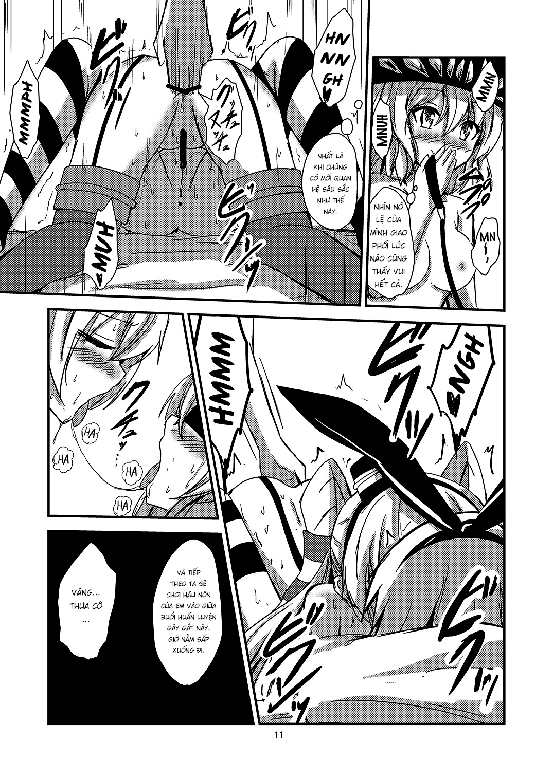 Đọc truyện hentai Kuubo Wo-Kyuu-chan no Amatsukaze Yuri Dorei Choukyou - Oneshot