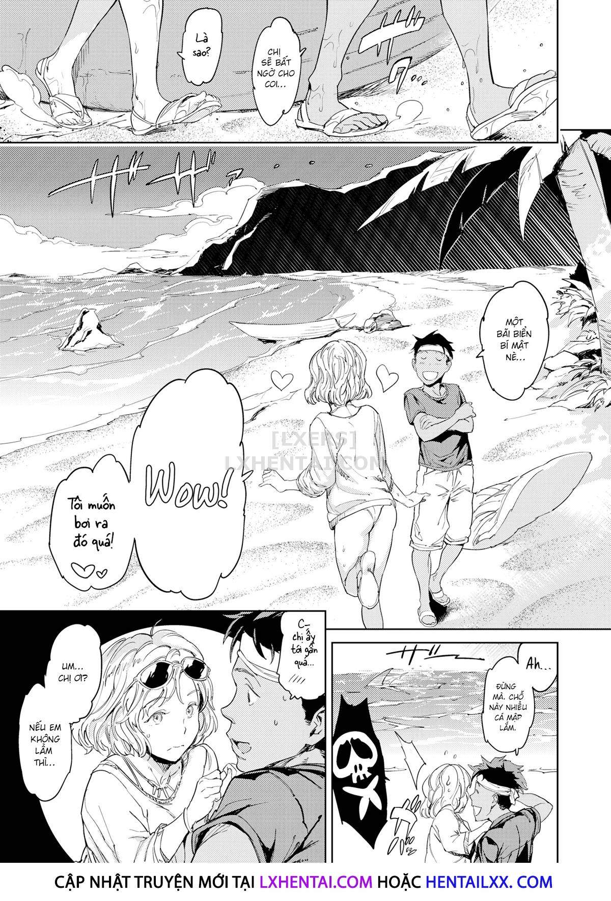 Đọc truyện hentai Mermaid Vacation - Oneshot