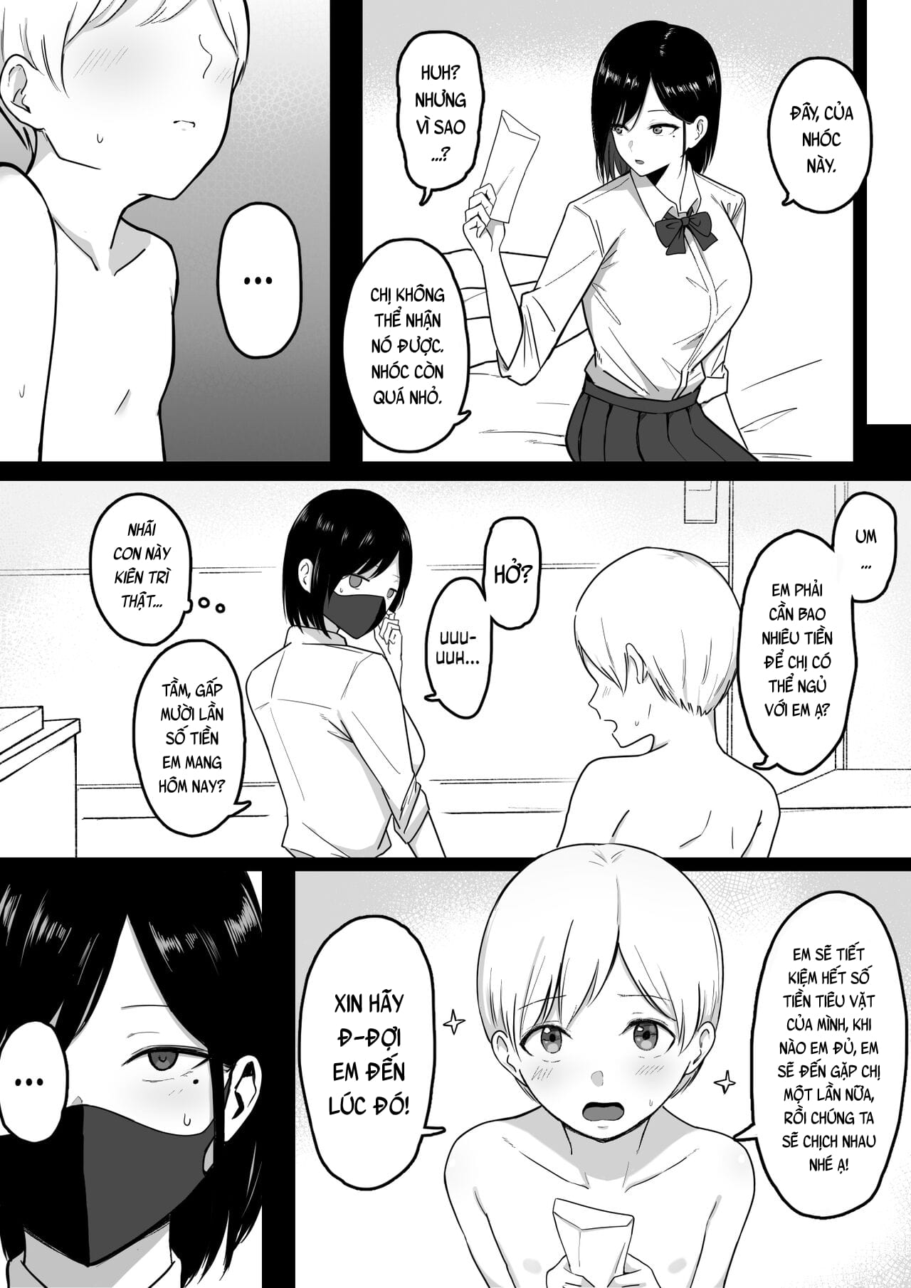 Đọc truyện hentai Vụng trộm chịch nhau với chị gái Gyaru đĩ điếm - Oneshot