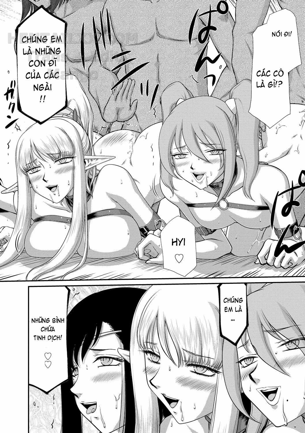 Đọc truyện hentai Inraku No Seijo Elvine - Chap 10 - END