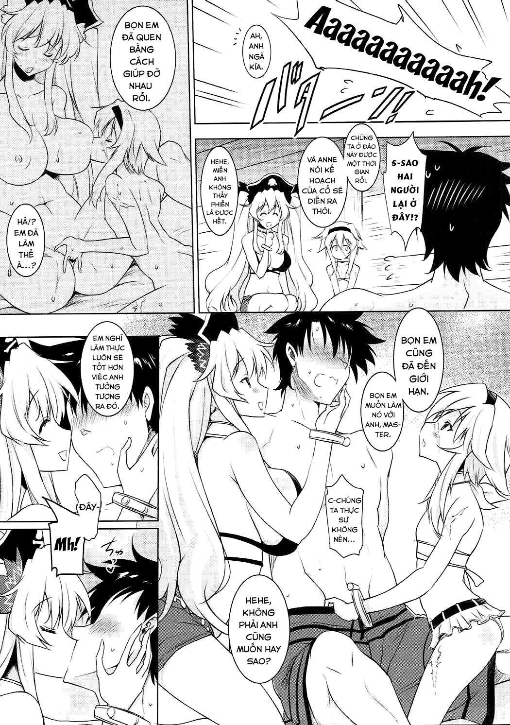 Đọc truyện hentai Anne & Mary to no Nukinuki Seikatsu - Oneshot