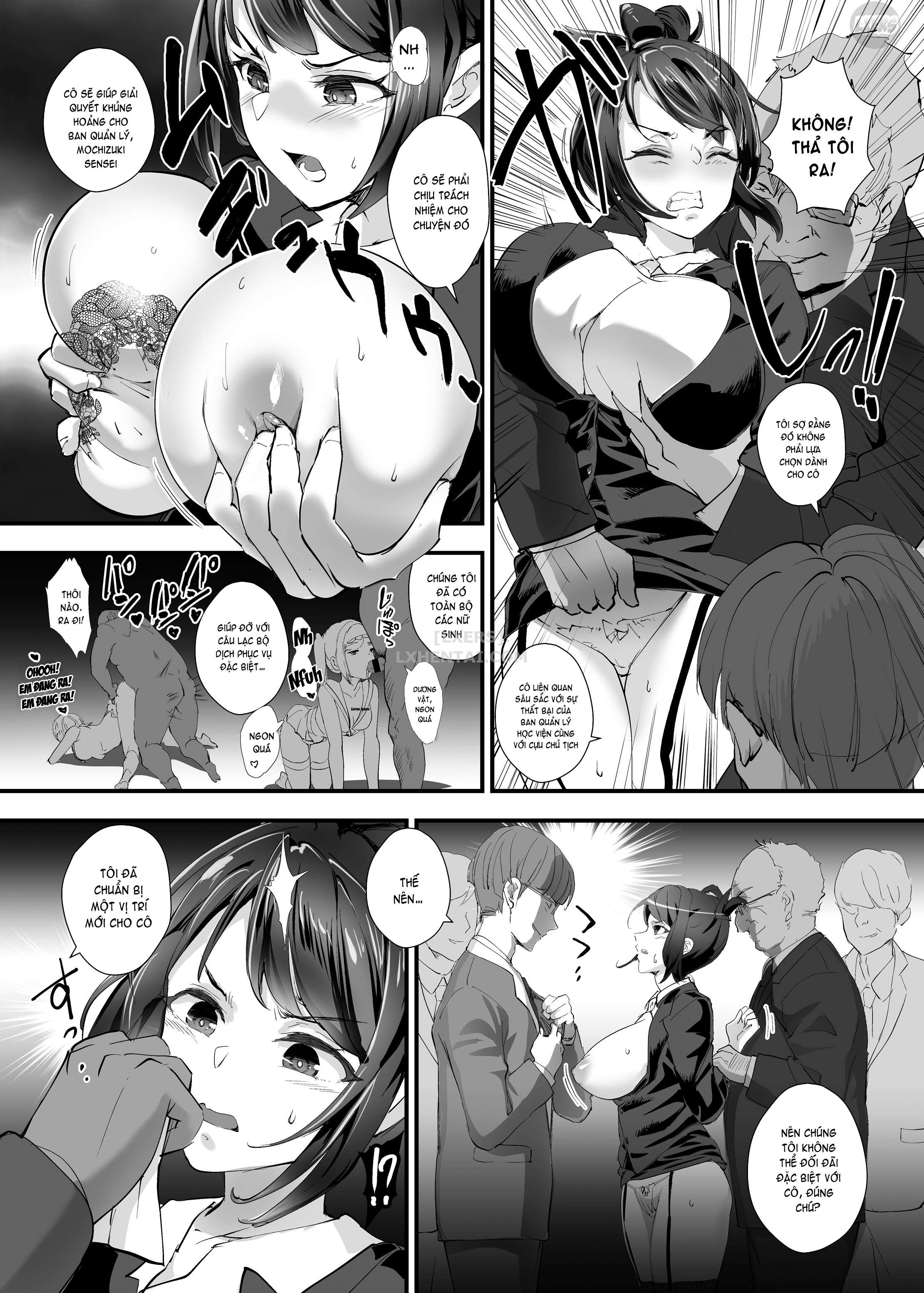 Đọc truyện hentai Fukushuu!! Tenraku Gakuen no Nikubin Hime!! - Chap 3 - [END]