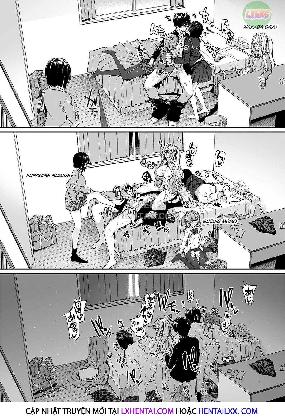 Đọc truyện hentai InCha Couple Ga You Gal-Tachi To SEX Training Suru Hanashi - Chap 2