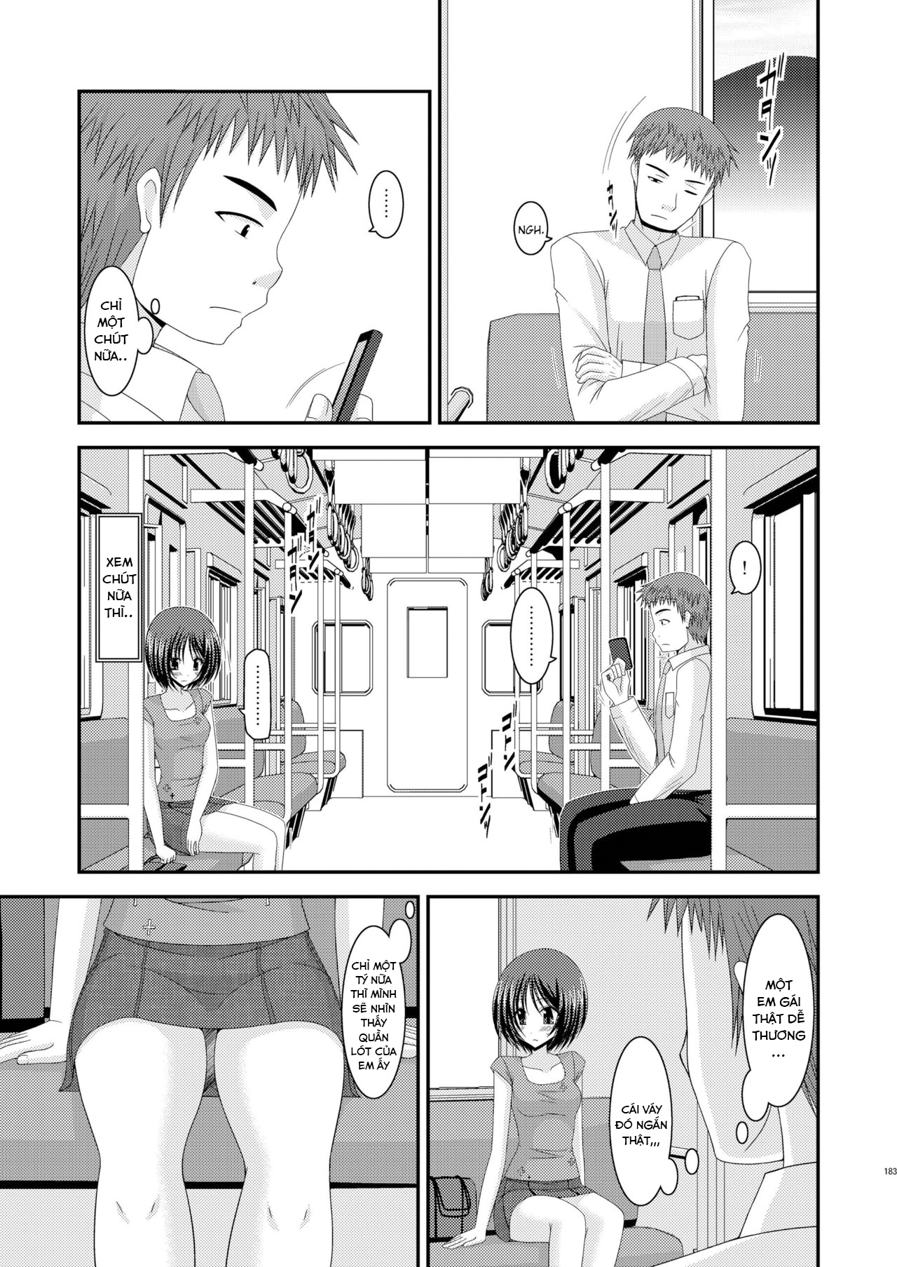 Đọc truyện hentai Cô gái thích khoả thân - Ngoại truyện 2: Tàu điện