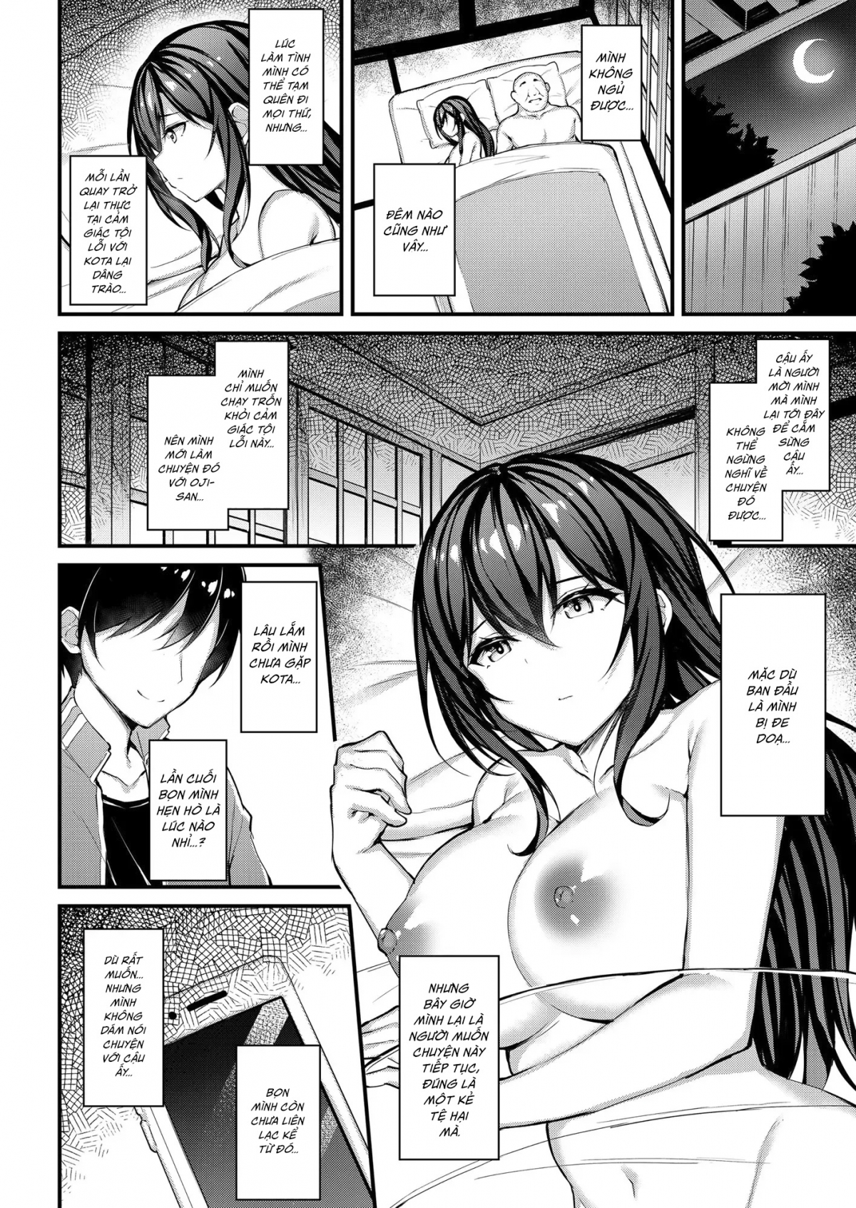 Đọc truyện hentai Kanojo ga Separate o Matou Riyuu -Watashi no Oji-san ni Sasageru Seishun Iro no Separate- - Éc éc