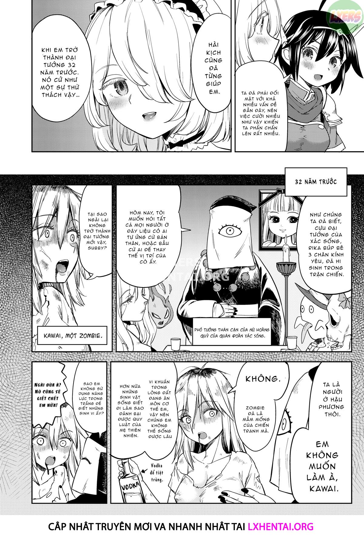 Đọc truyện hentai Tái sinh thành một nữ anh hùng có 5 người vợ quỷ - Chap 4