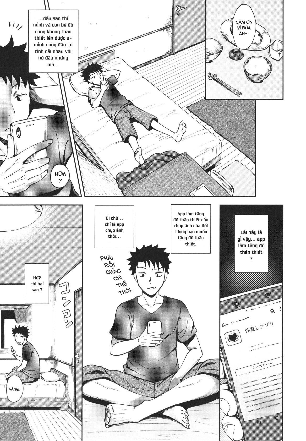 Đọc truyện hentai Ứng Dụng Làm Bạn Nwngs - Chap 1: Test app