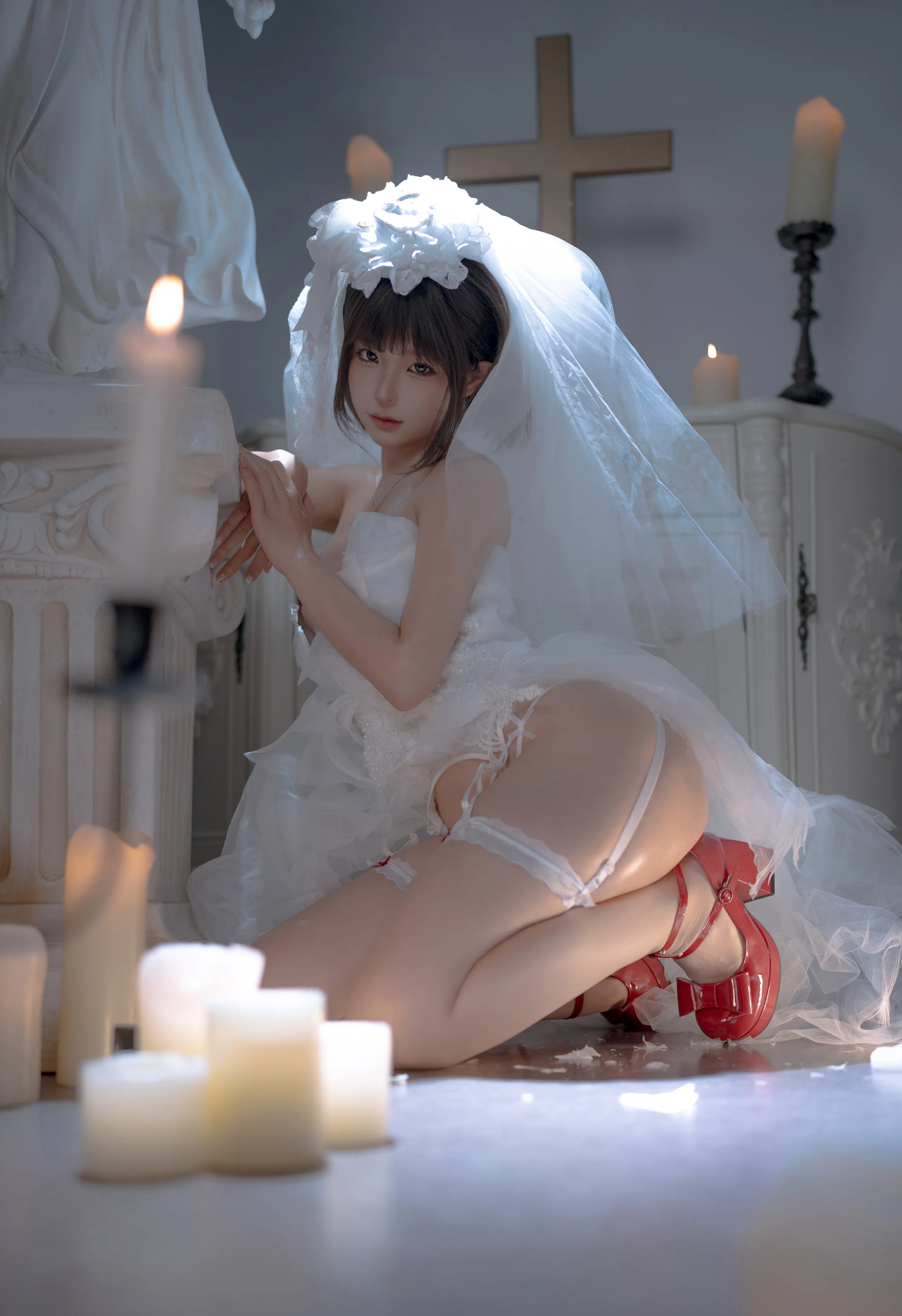 Đọc truyện hentai Tuyển tập Albums siêu phẩm Cosplay - Chap 948 - Chun Momo - Wedding Dress